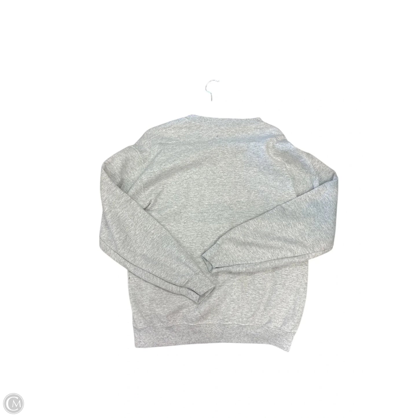 Sweatshirt Crewneck By Gildan In Grey, Size: M