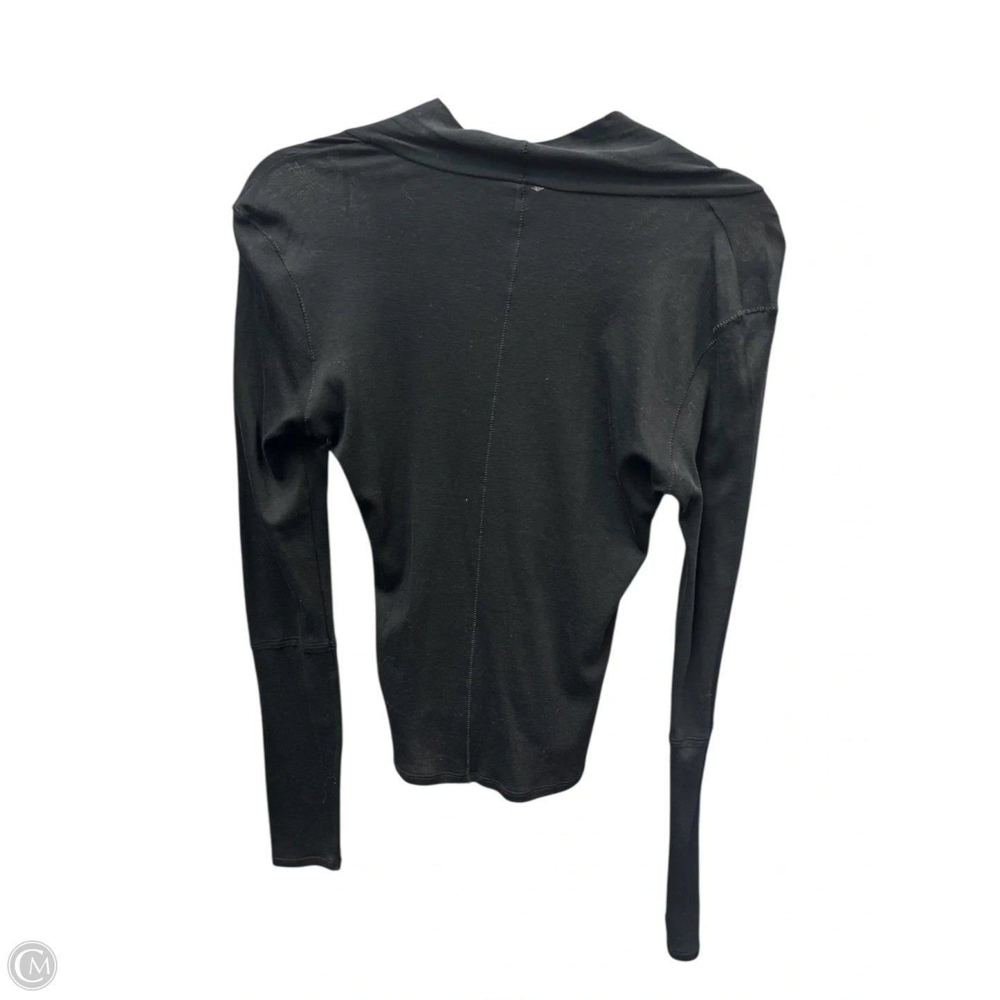 Top Long Sleeve By Free People In Black, Size: S