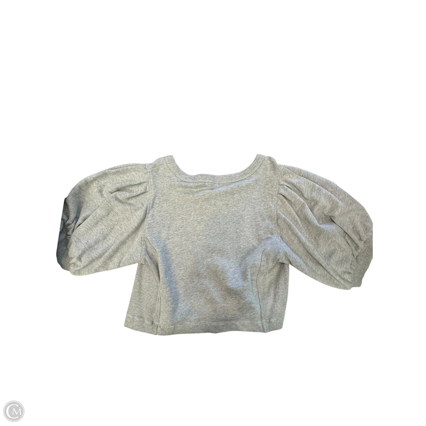 Sweater Short Sleeve By Aerie In Grey, Size: L