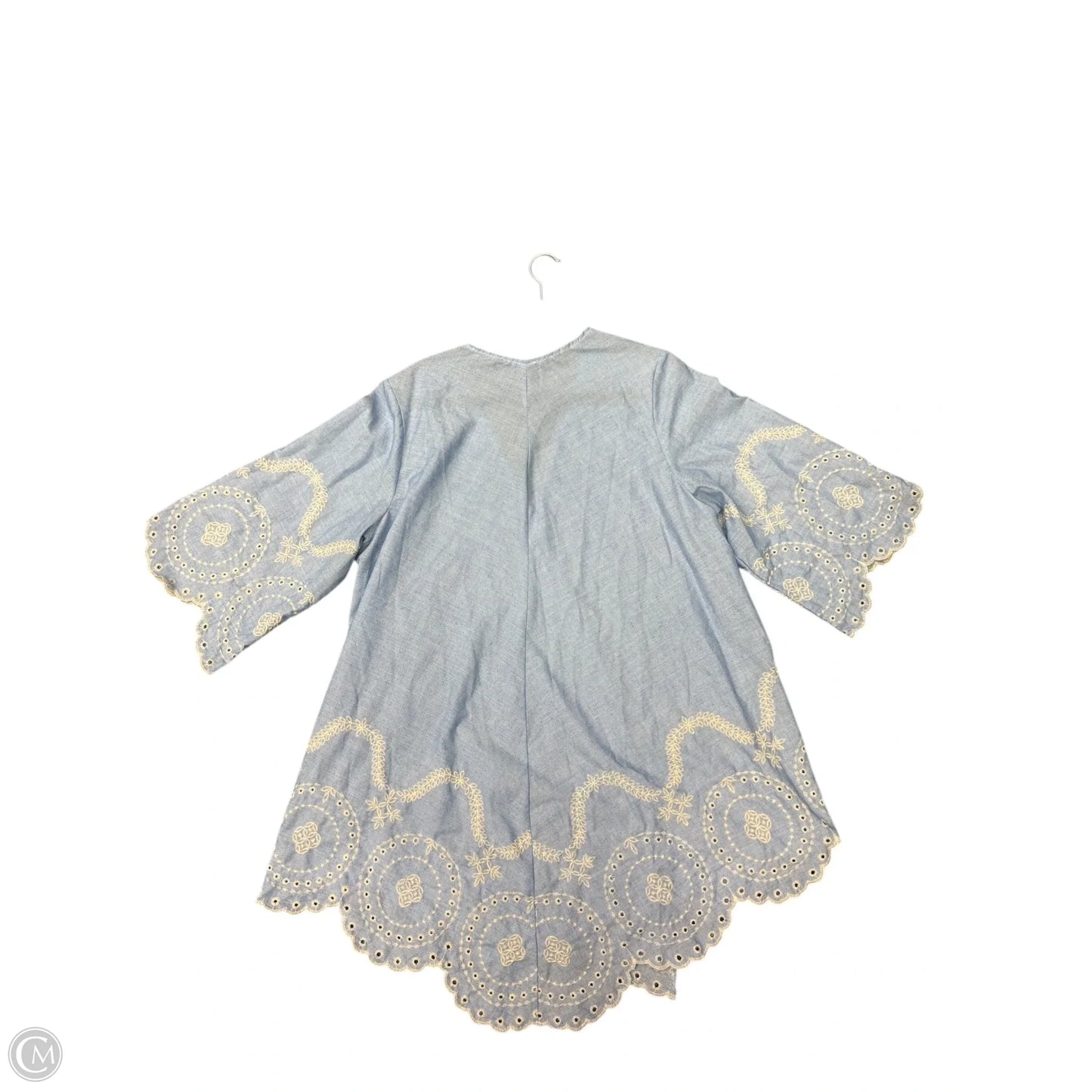 Shawl By Clothes Mentor In Blue, Size: Osfm