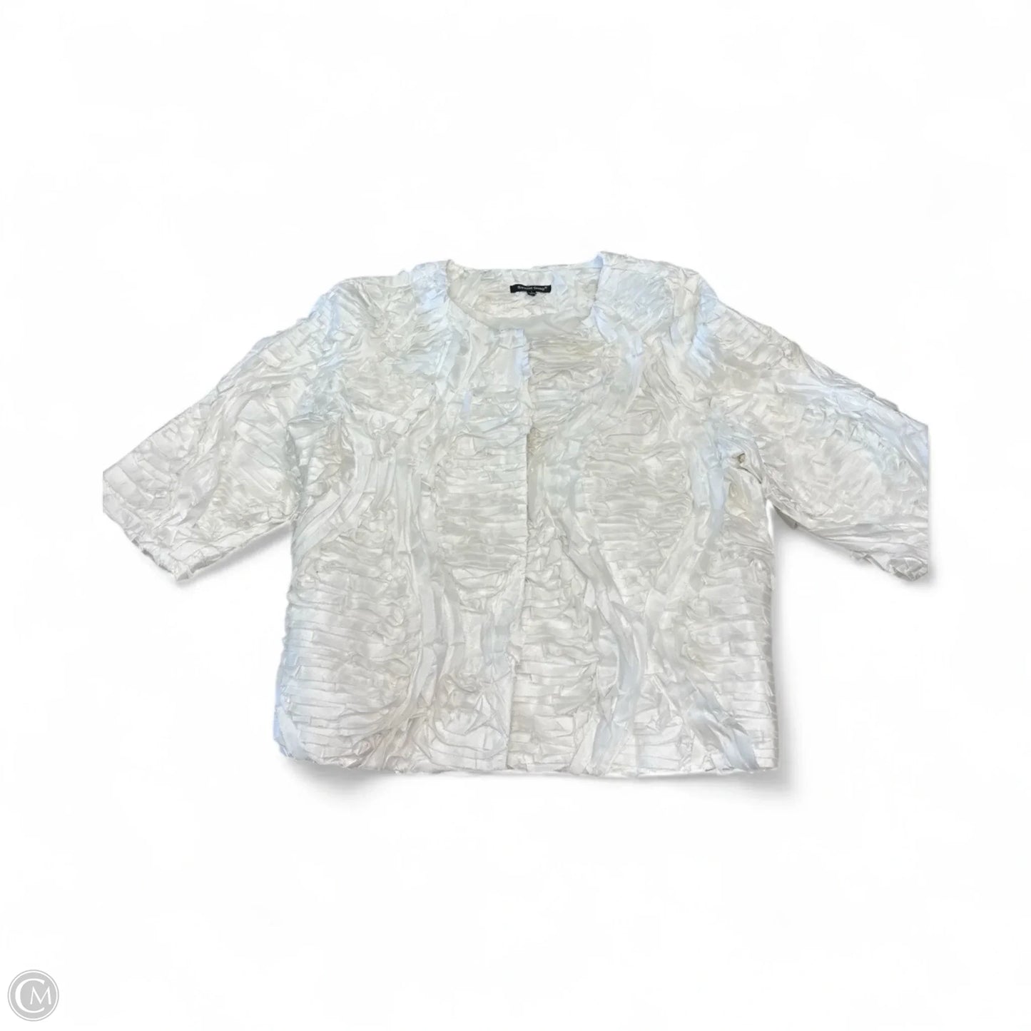 Cardigan By Samuel Dong In White, Size: L