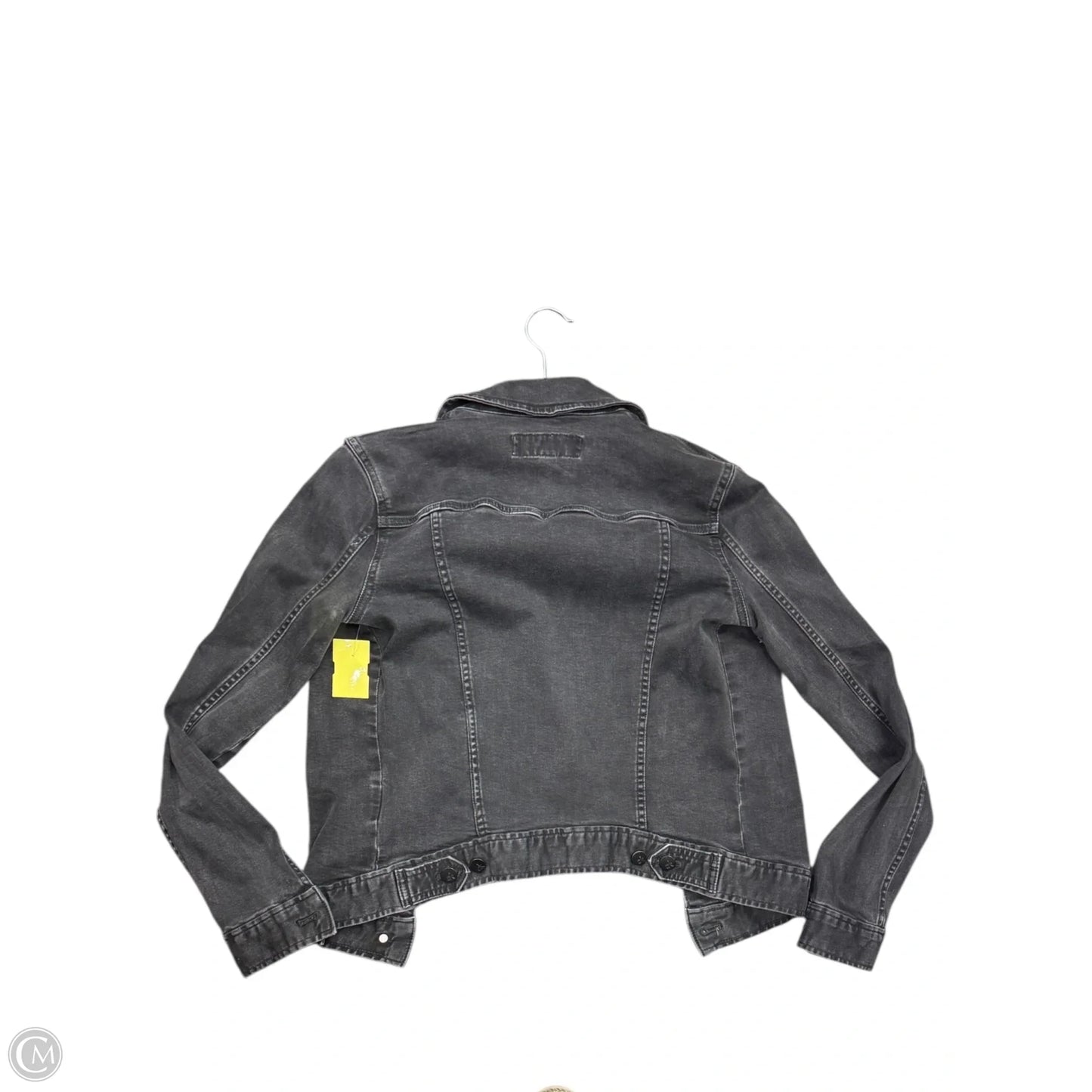 Jacket Denim By Calvin Klein In Black, Size: Xs