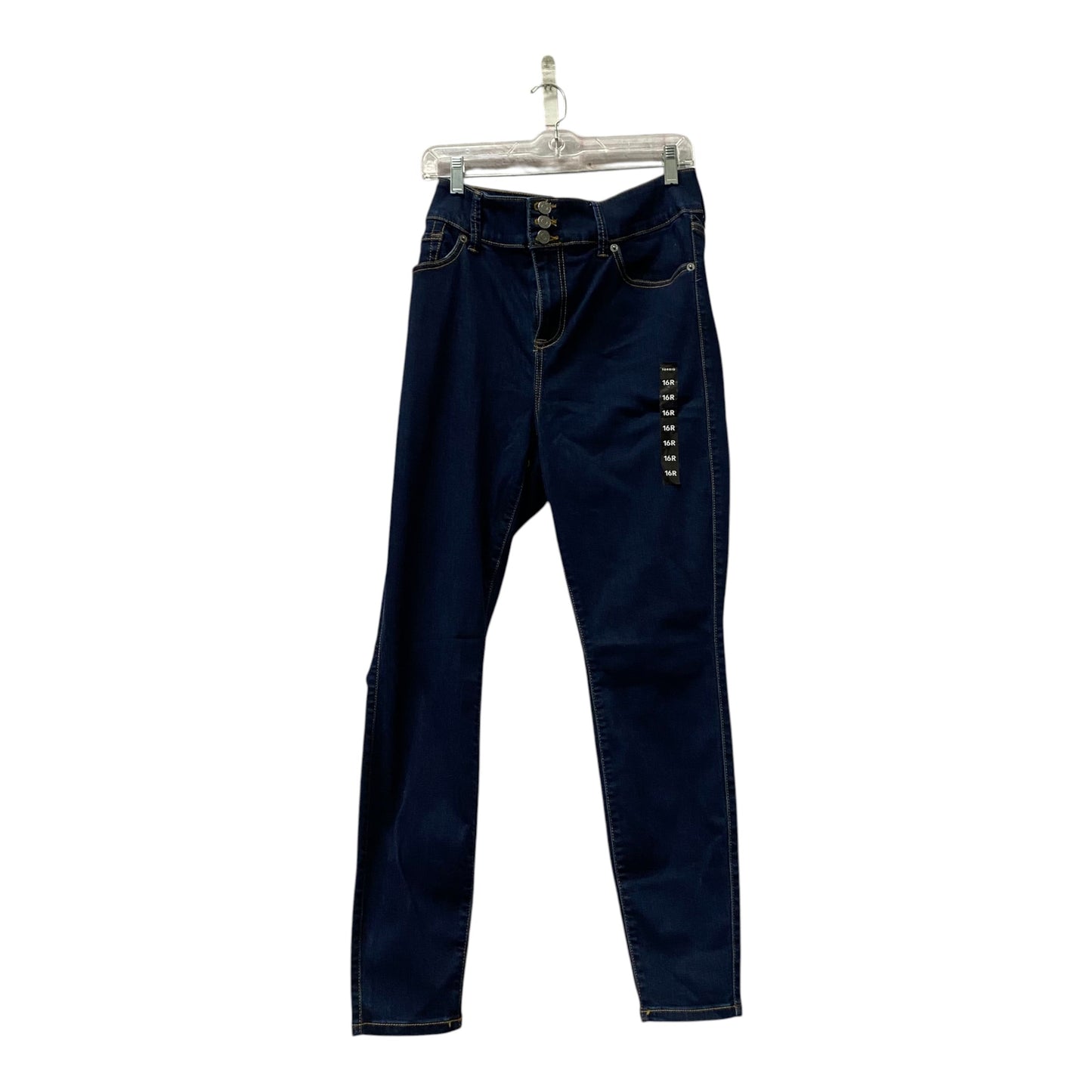 Jeans Skinny By Torrid In Blue, Size:16