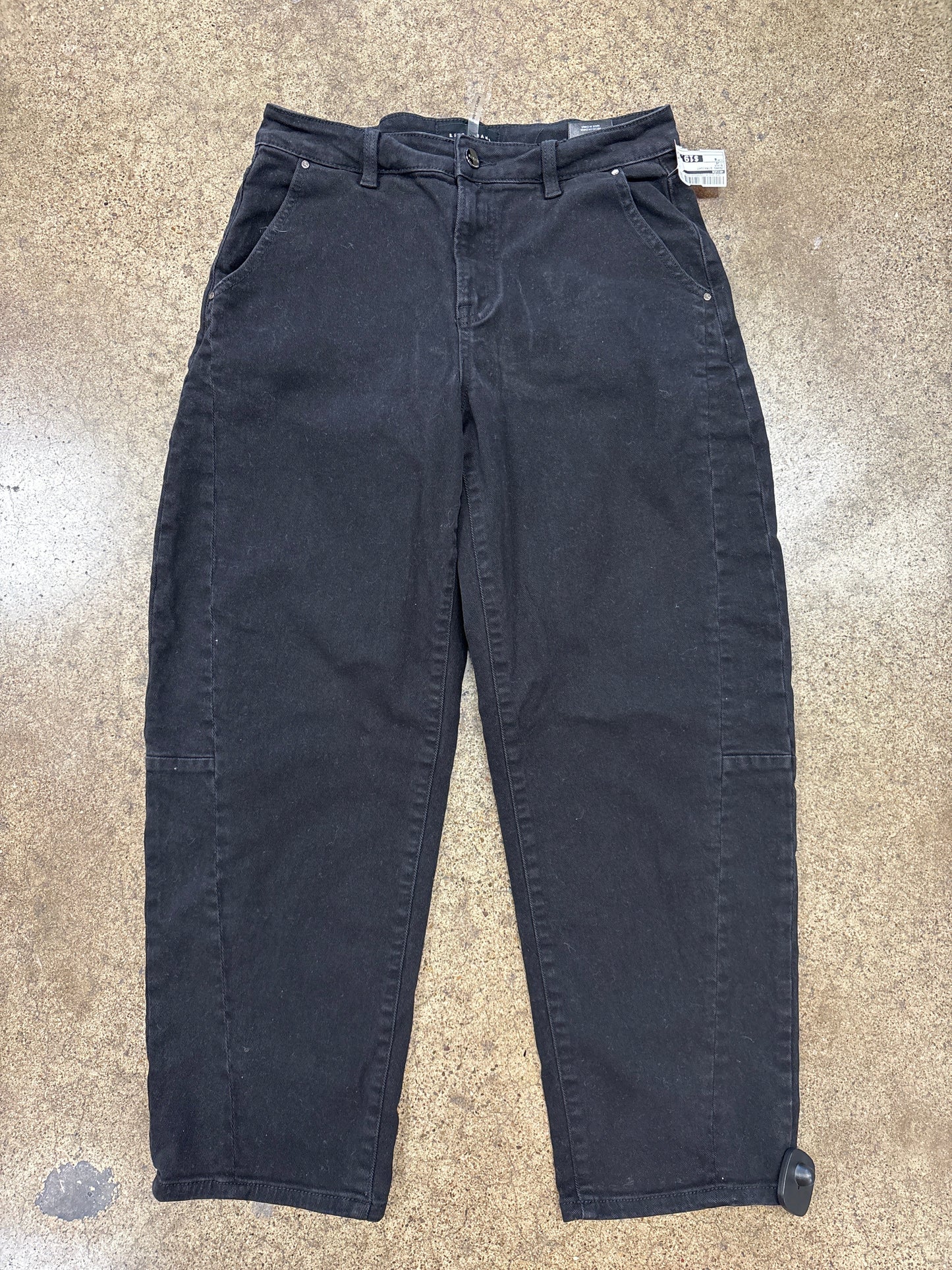 Jeans Straight By Risen In Black, Size:6