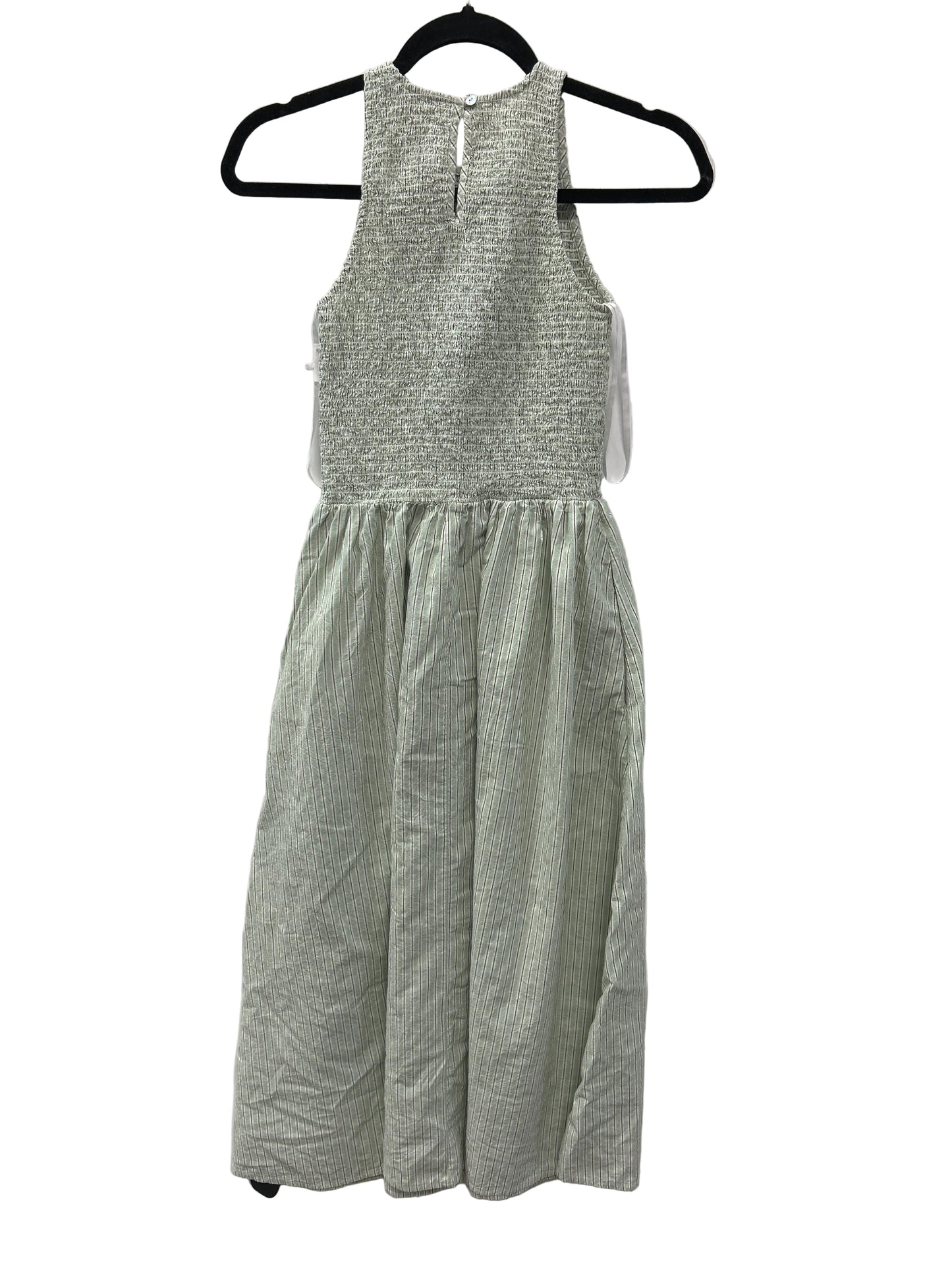 Dress Casual Maxi By Madewell In Green, Size:Xs