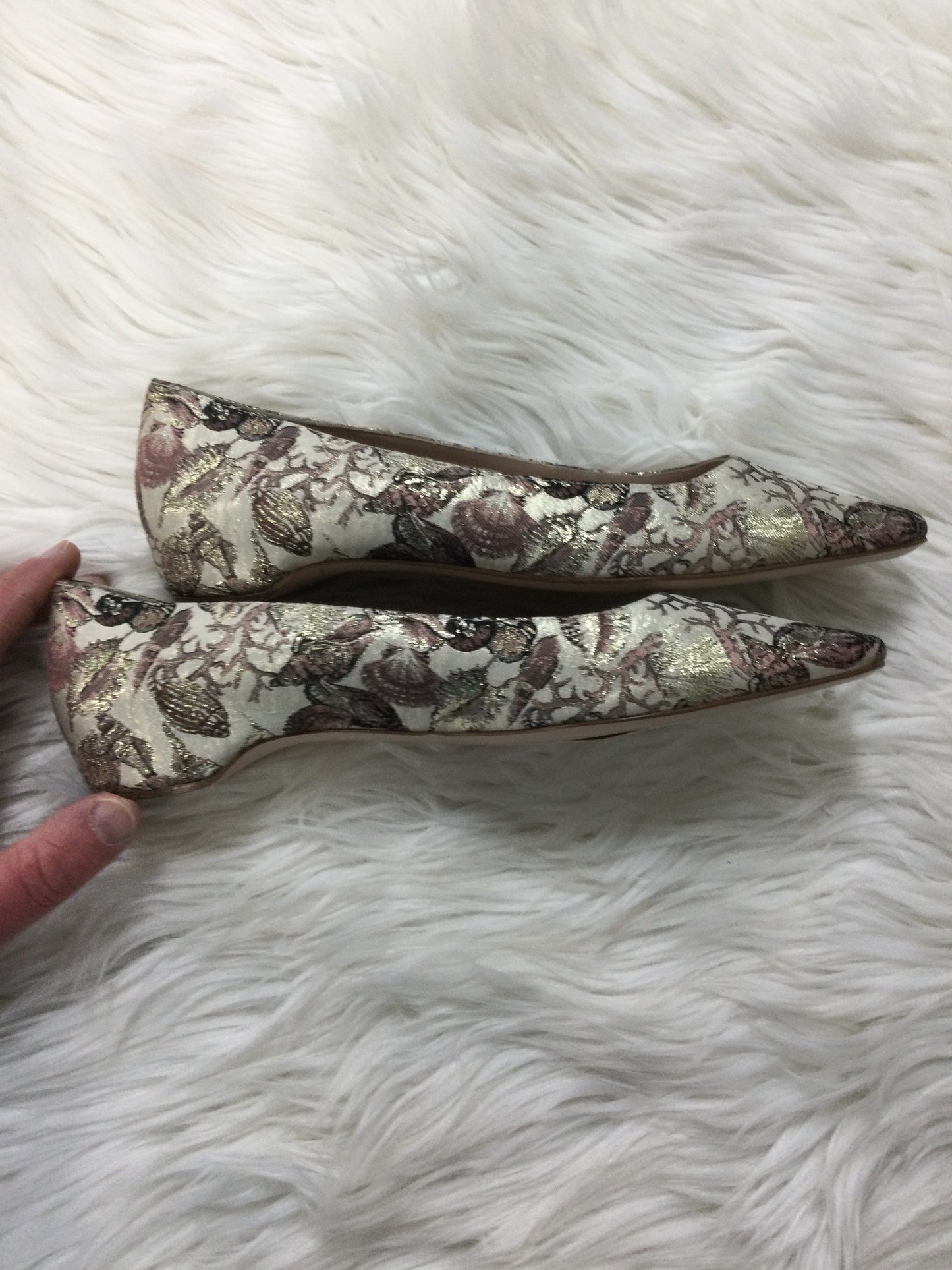 Shoes Designer By Stuart Weitzman In Floral Print, Size:9.5