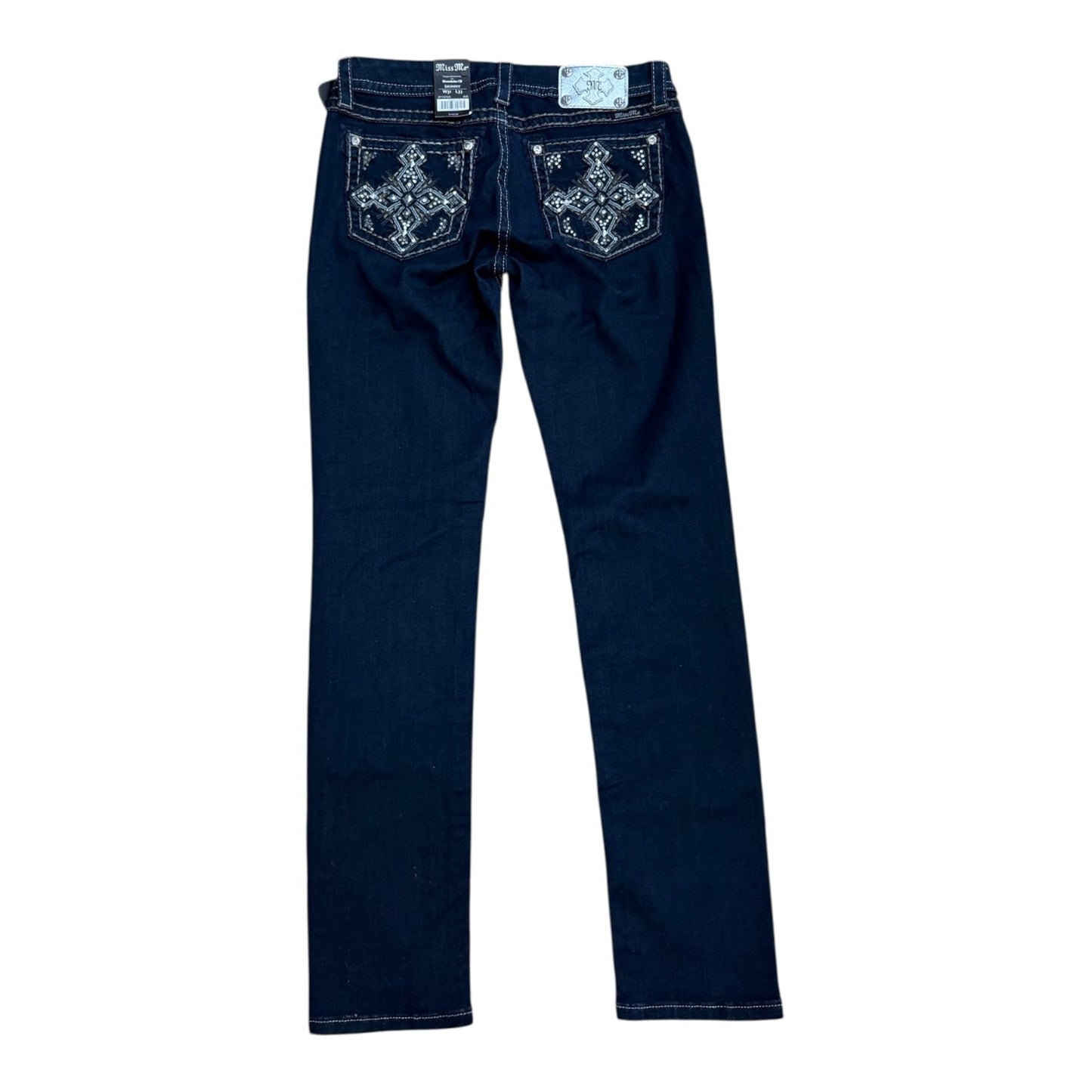 Jeans Skinny By Miss Me In Blue Denim, Size:10