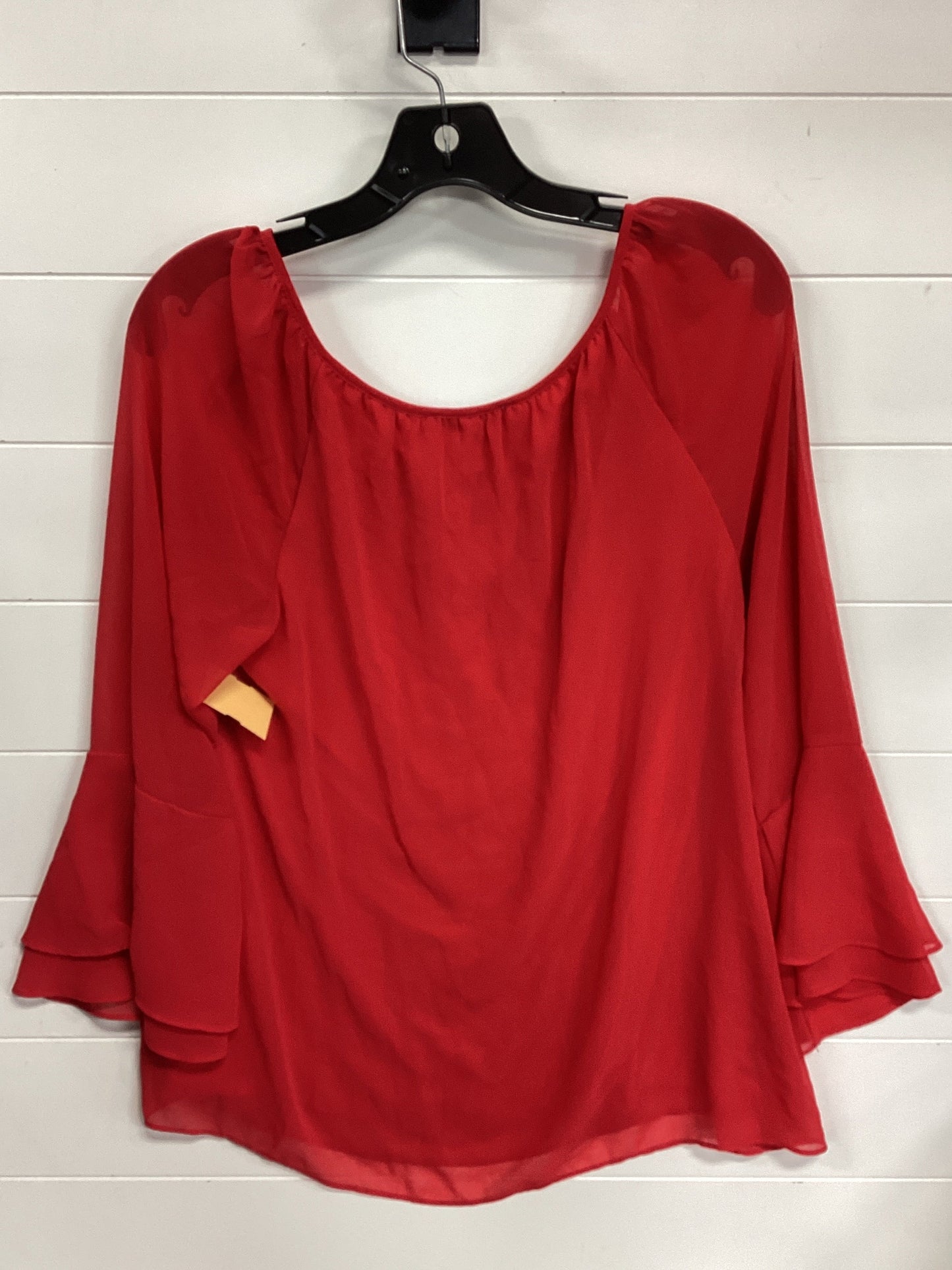 Top Ls By Marled In Red, Size:L