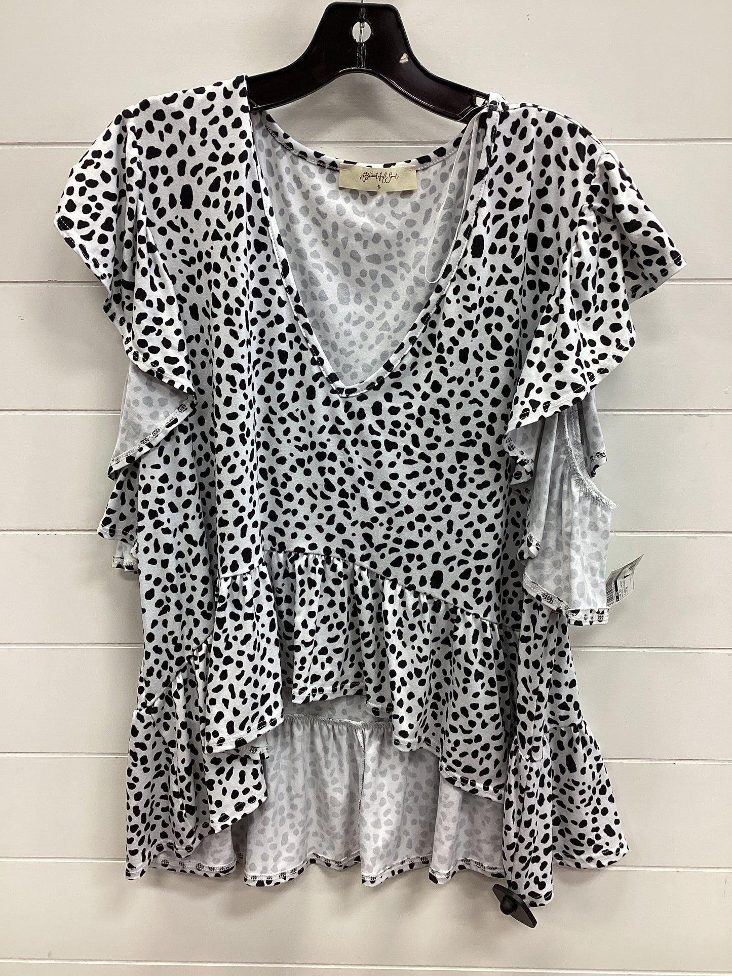 Top Ss By Cmc In Animal Print, Size:M