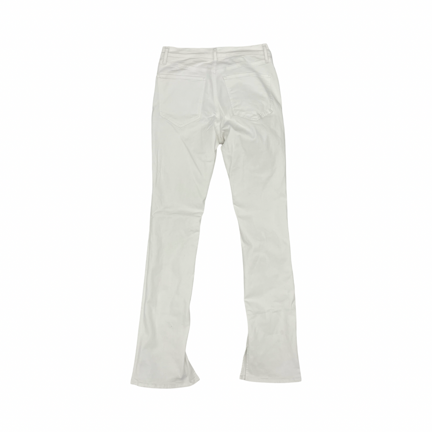 Jeans Flared By Express In White Denim, Size:10L