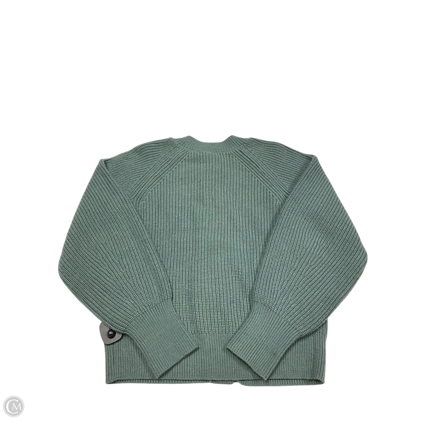 Sweater Cardigan By Banana Republic In Green, Size: M