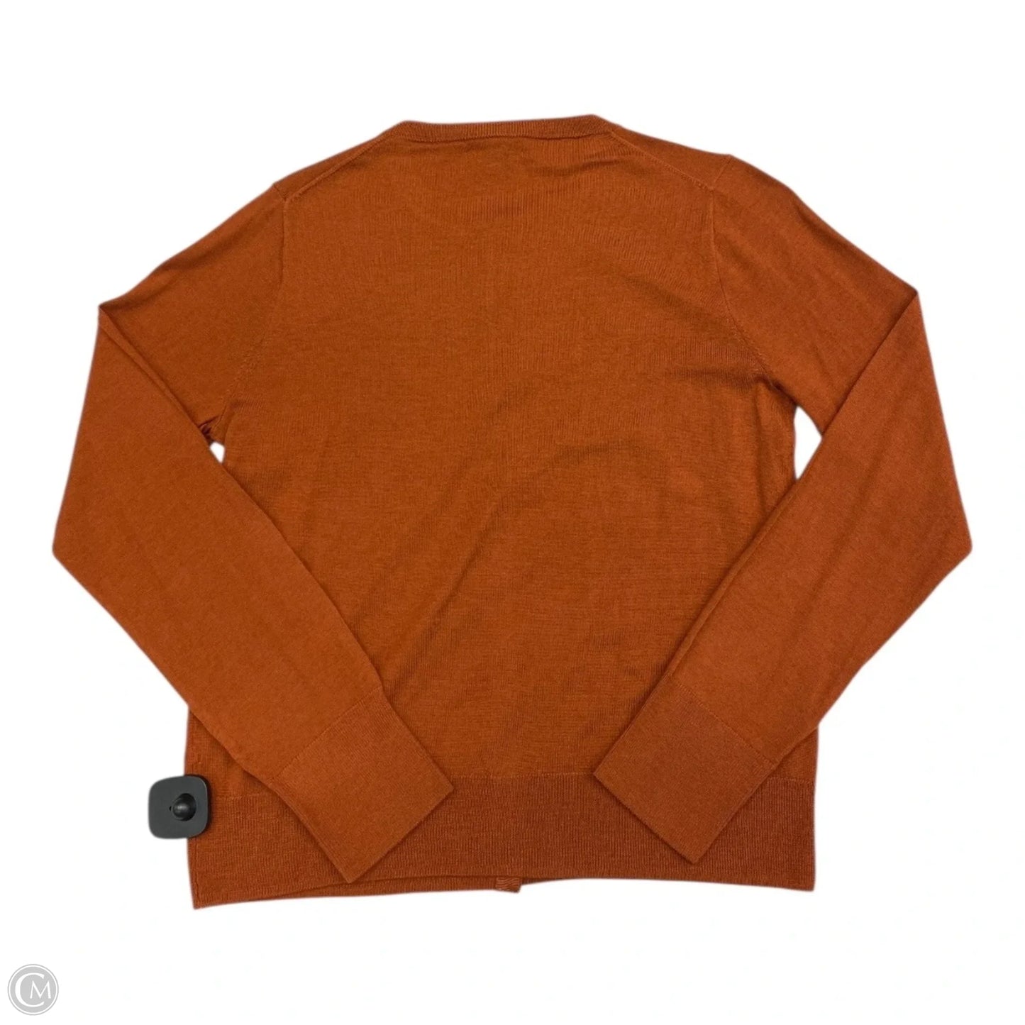 Sweater Cardigan By J. Crew In Orange, Size: L
