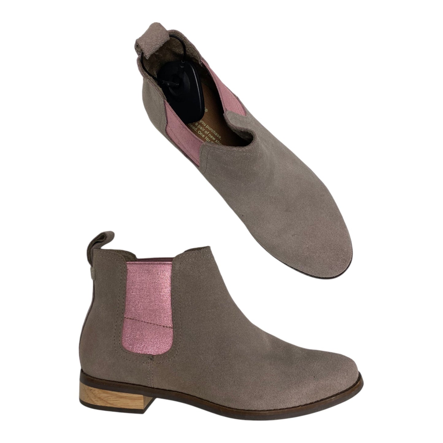 Boots Ankle Flats By Toms Size: 6.5