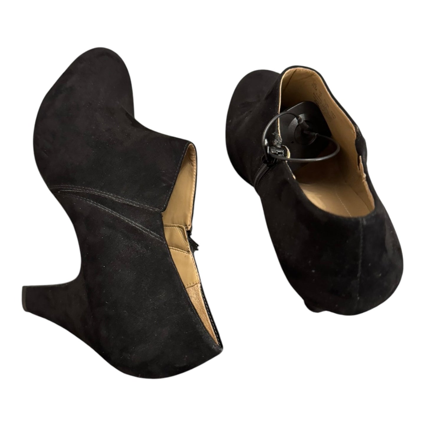 Boots Ankle Heels By Naturalizer In Black, Size: 11