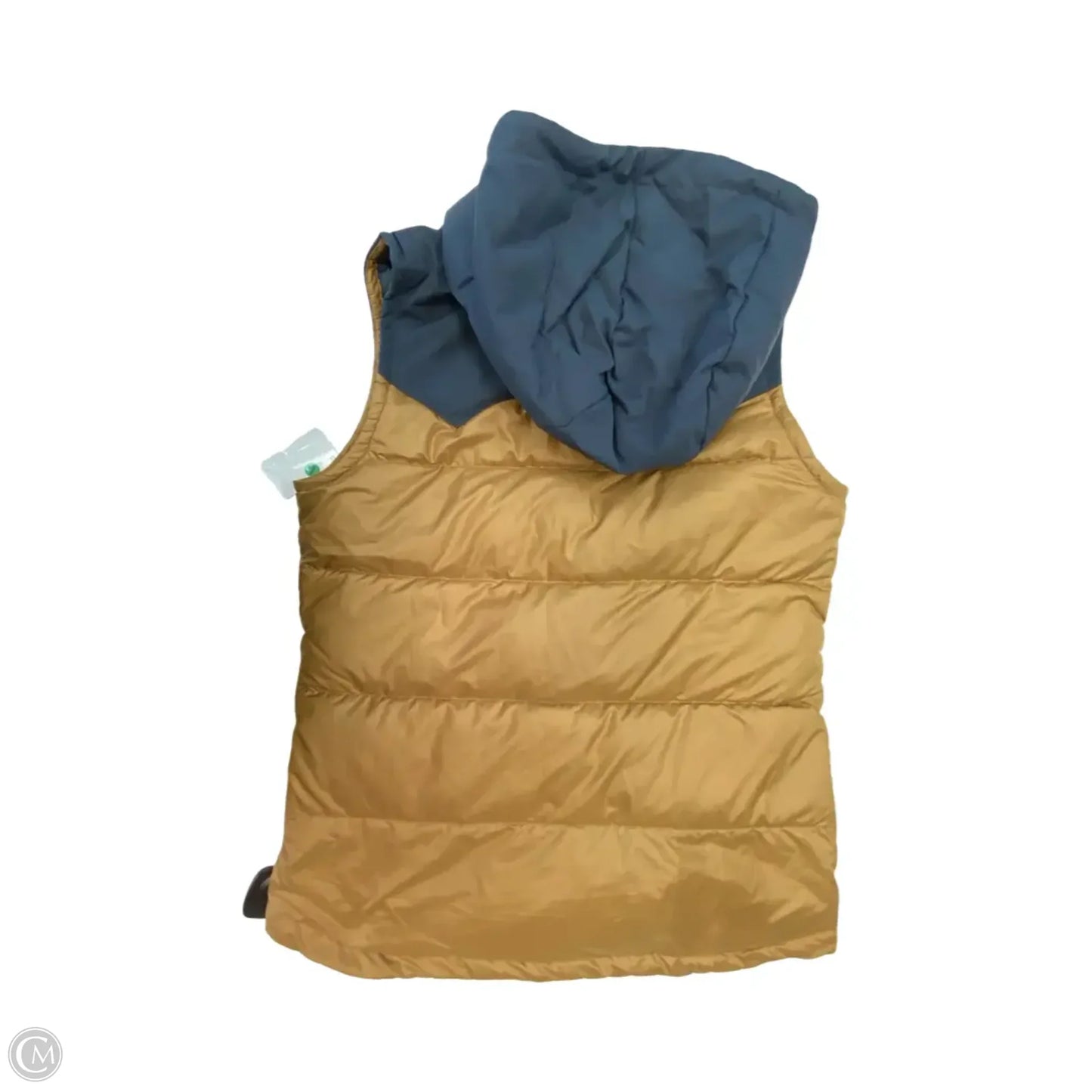 Vest Puffer & Quilted By Patagonia In Blue & Brown, Size: Xs