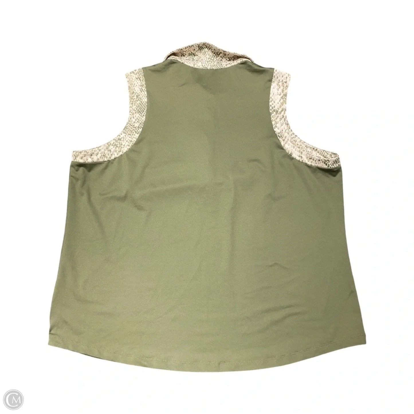 Athletic Tank Top By Zenergy By Chicos In Green, Size: 16