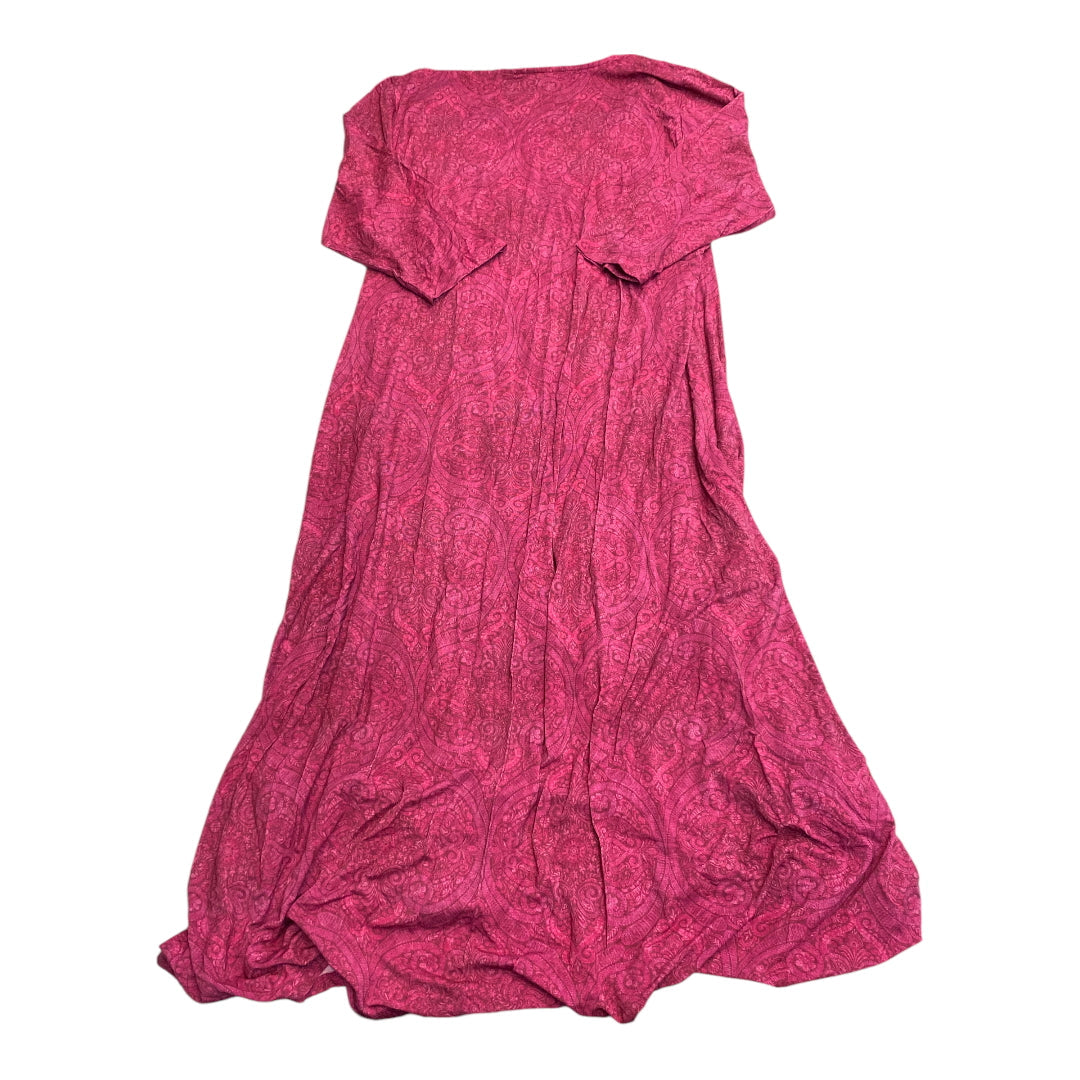 Dress Casual Midi By Soft Surroundings In Pink, Size: 3x