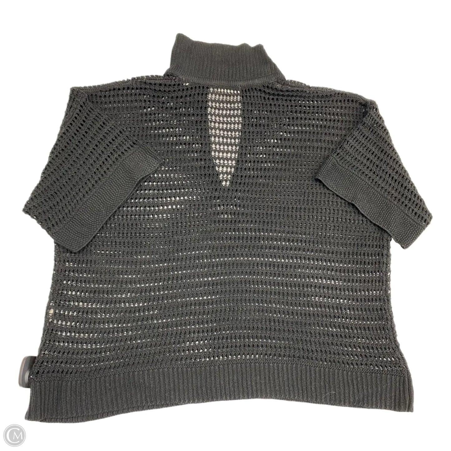 Sweater Short Sleeve By Max Studio In Black, Size: L