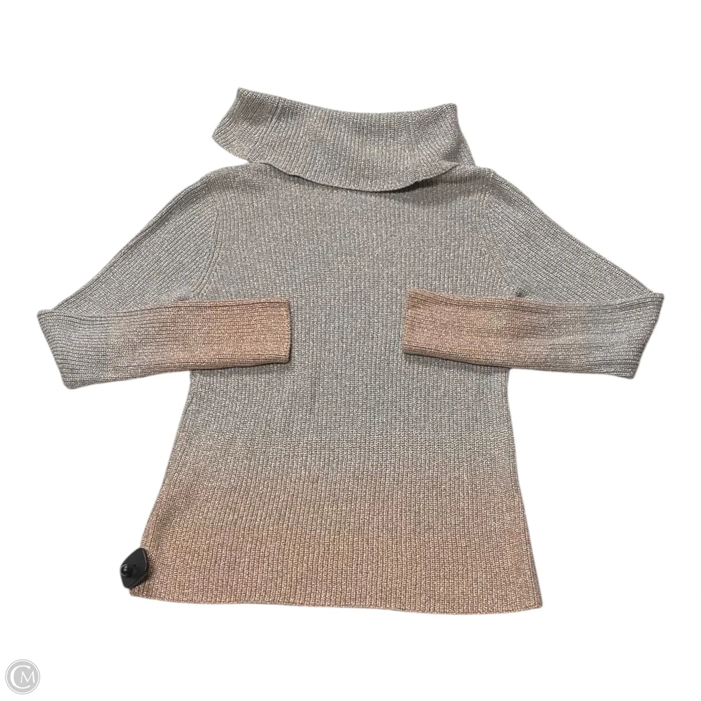 Sweater By White House Black Market In Grey & Pink, Size: M