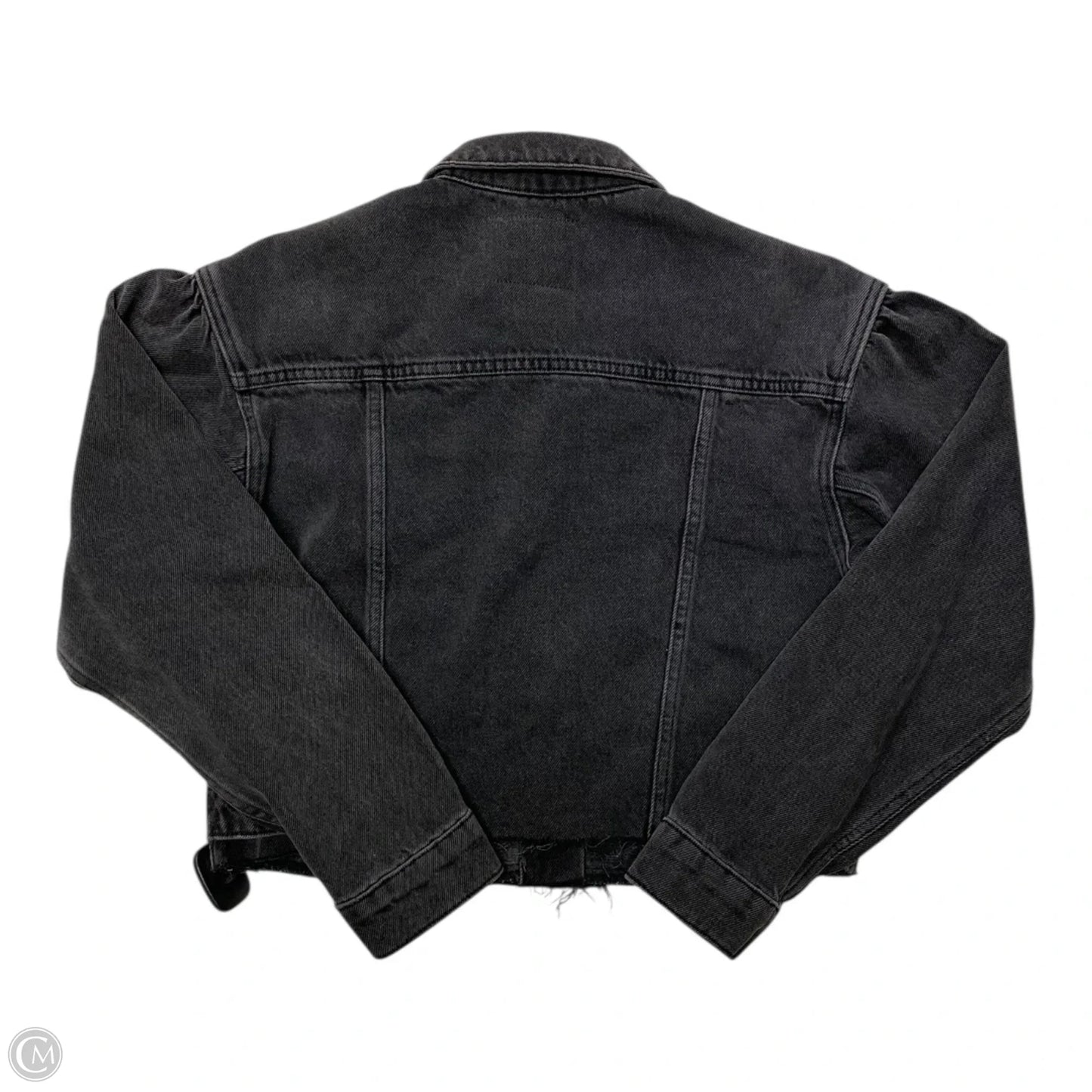 Jacket Denim By Paige In Grey, Size: Xs