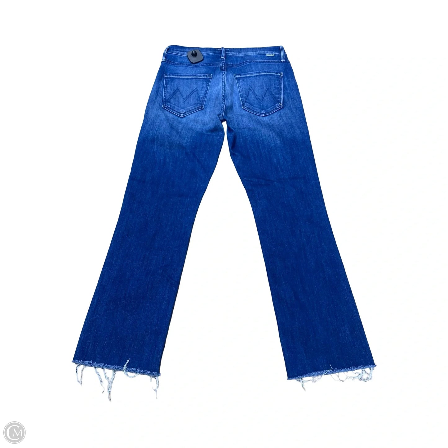 Jeans Cropped By Mother In Blue Denim, Size: 4