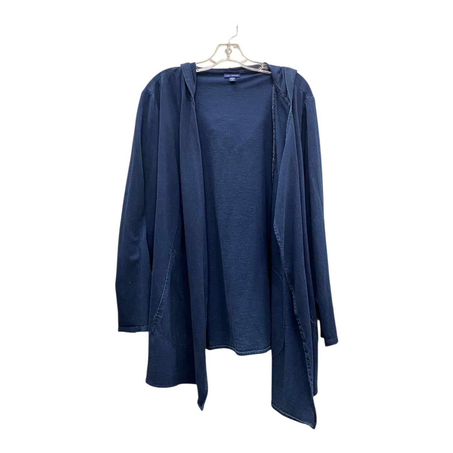 Cardigan By Pure Jill In Blue, Size:2X