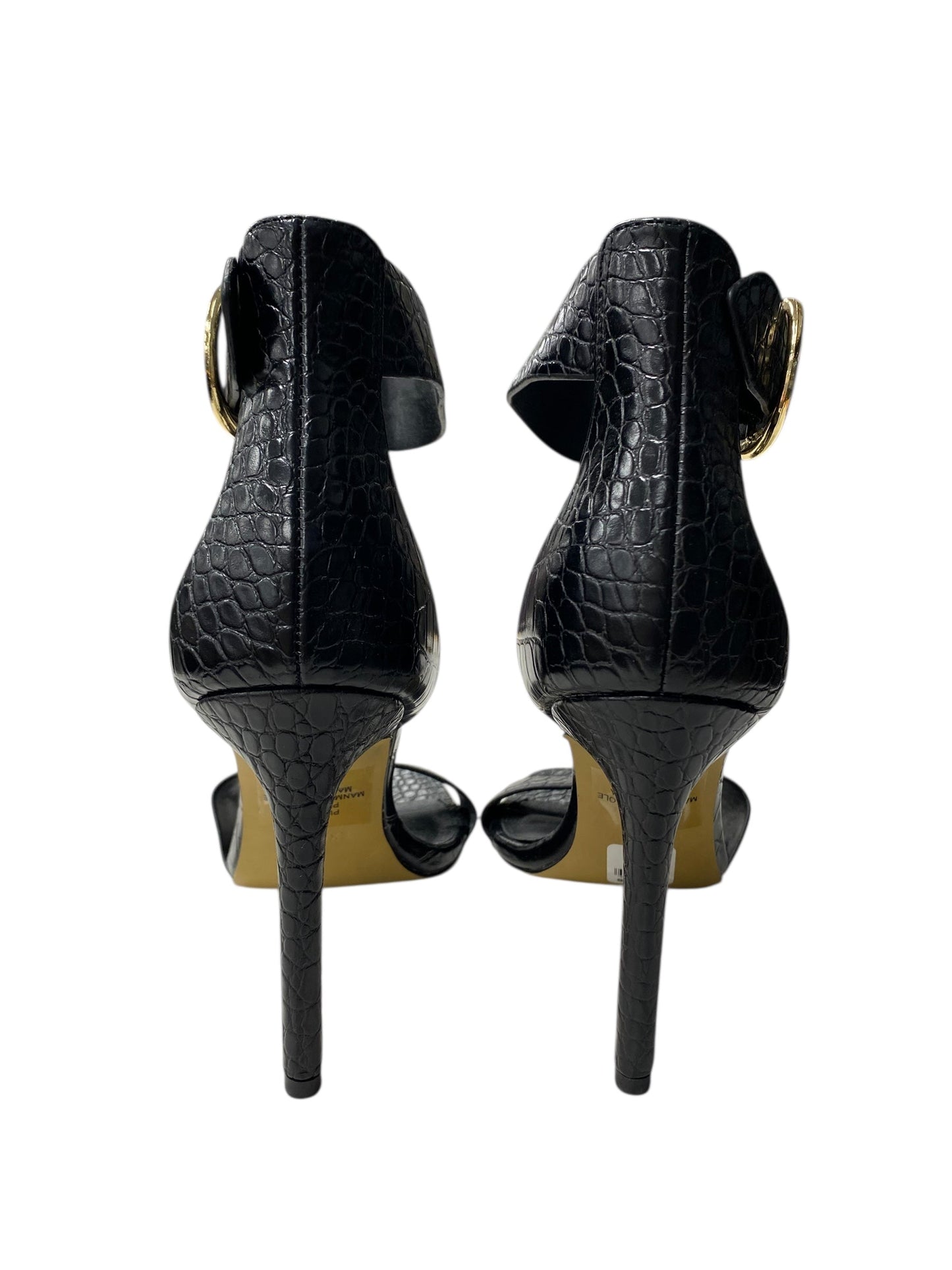 Sandals Heels Stiletto By Express In Black, Size:9