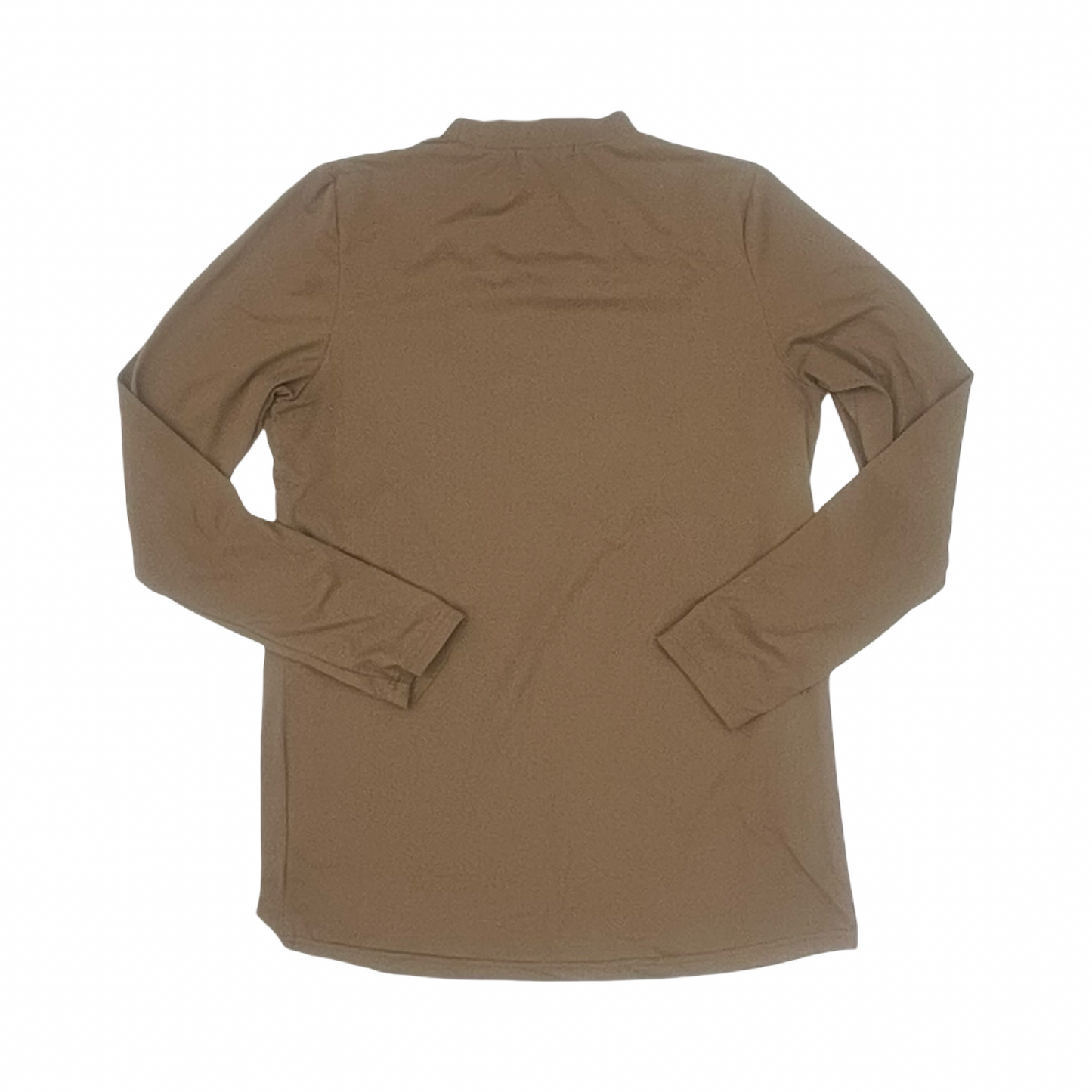 Mat Top Ls By Smallshow In Brown, Size:M