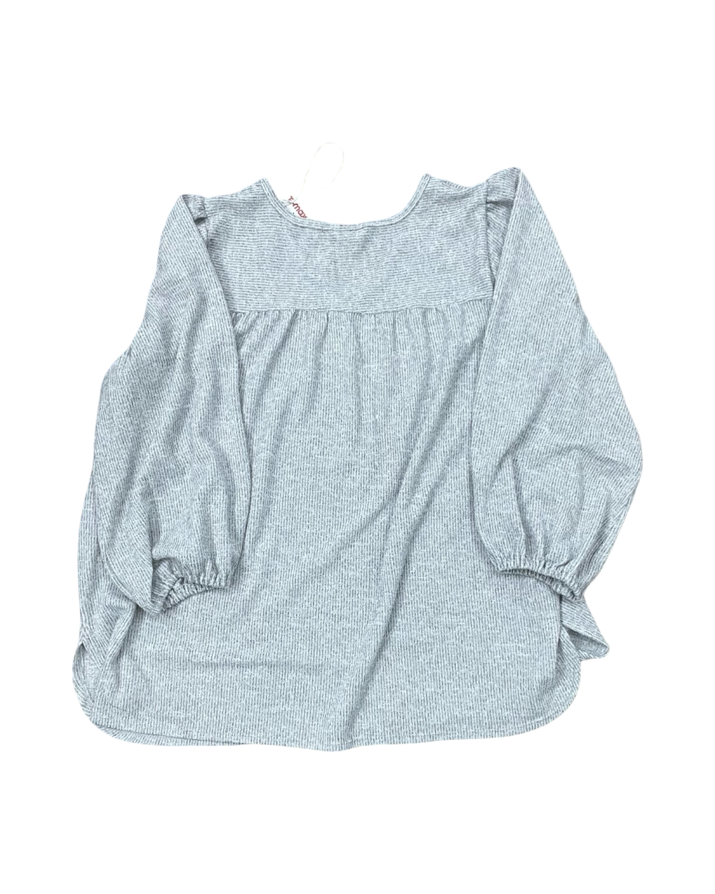 Top Ls By Max Studio In Grey, Size:2X