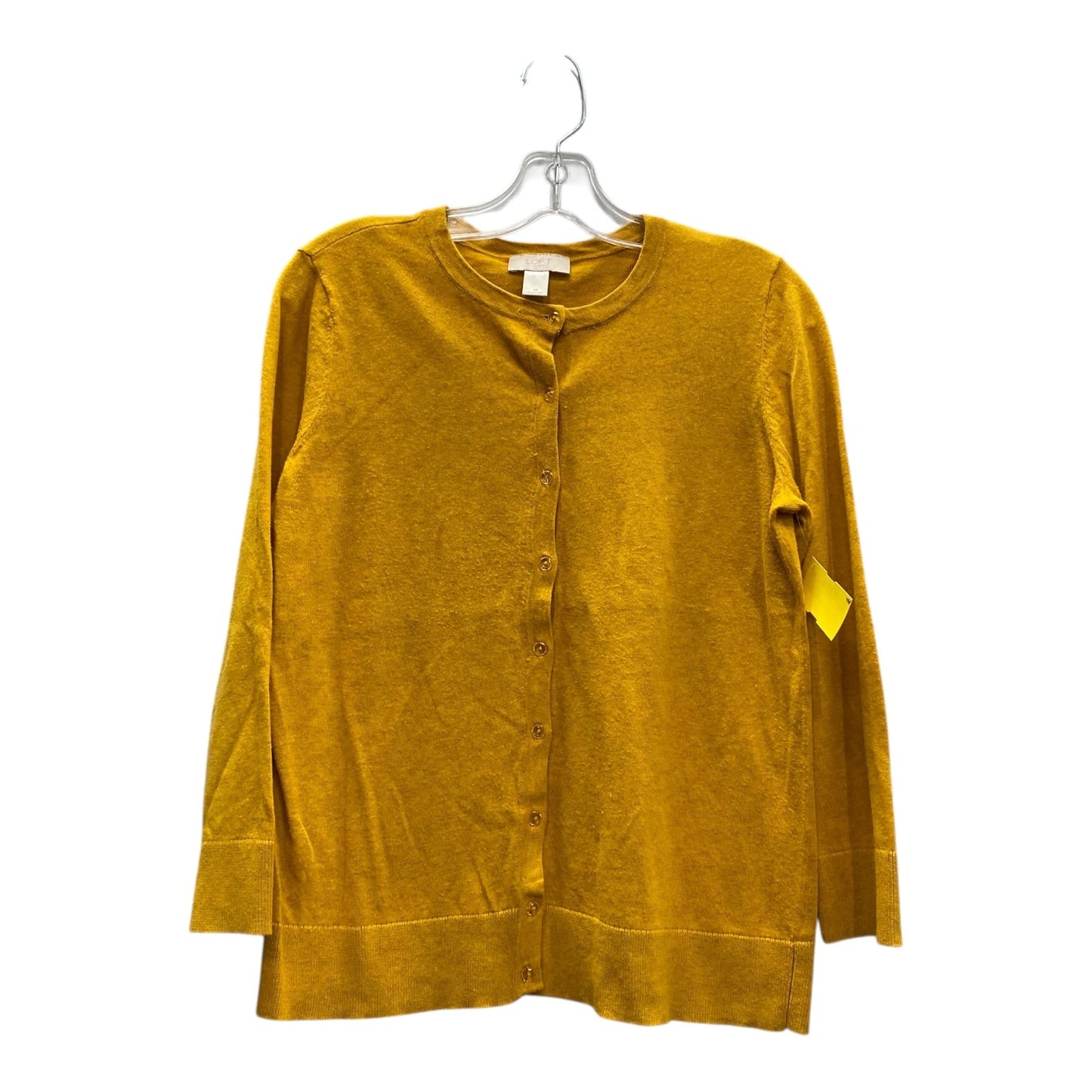 Cardigan By Loft In Yellow, Size:M