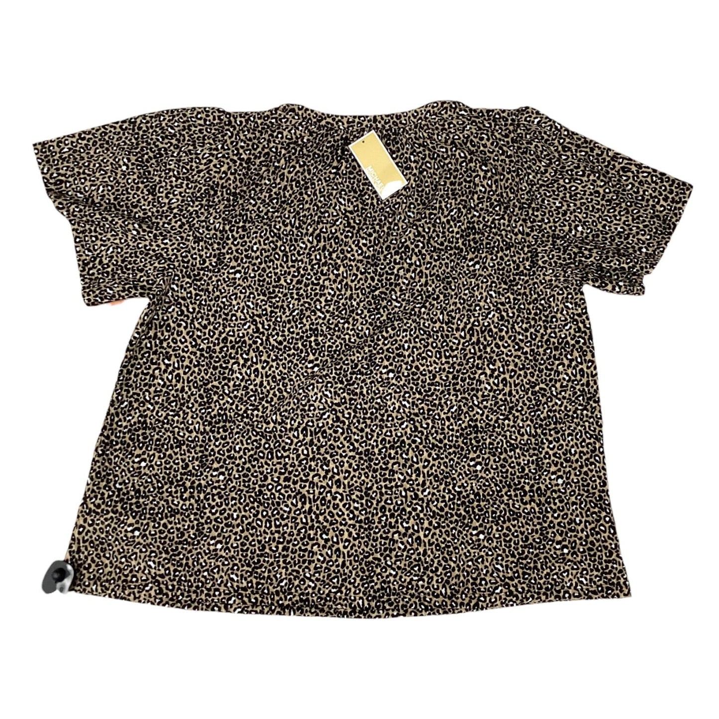 Blouse Ss By Michael By Michael Kors In Animal Print, Size:2X
