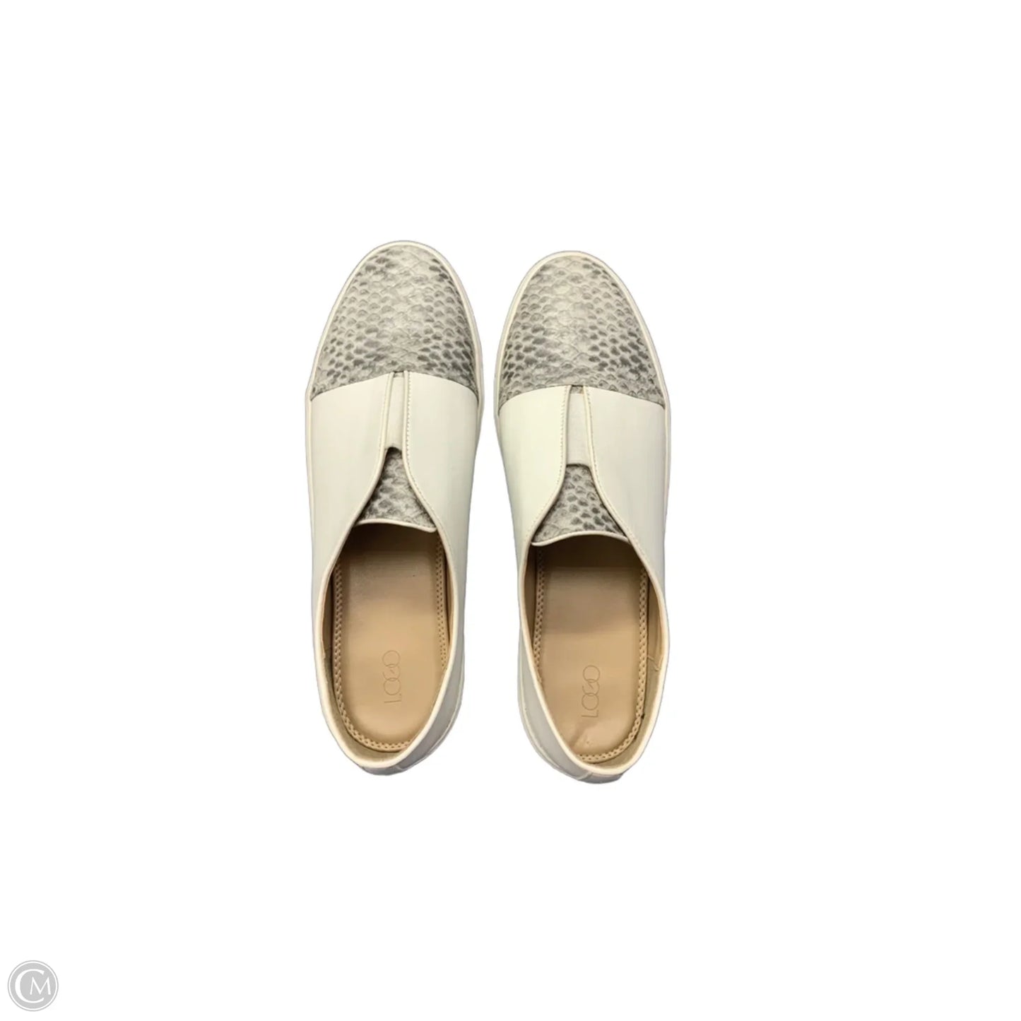 Shoes Sneakers By Logo In Snakeskin Print, Size: 11