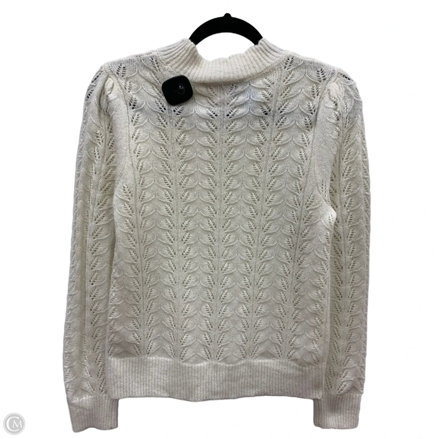 Sweater By Loft In Cream, Size: M