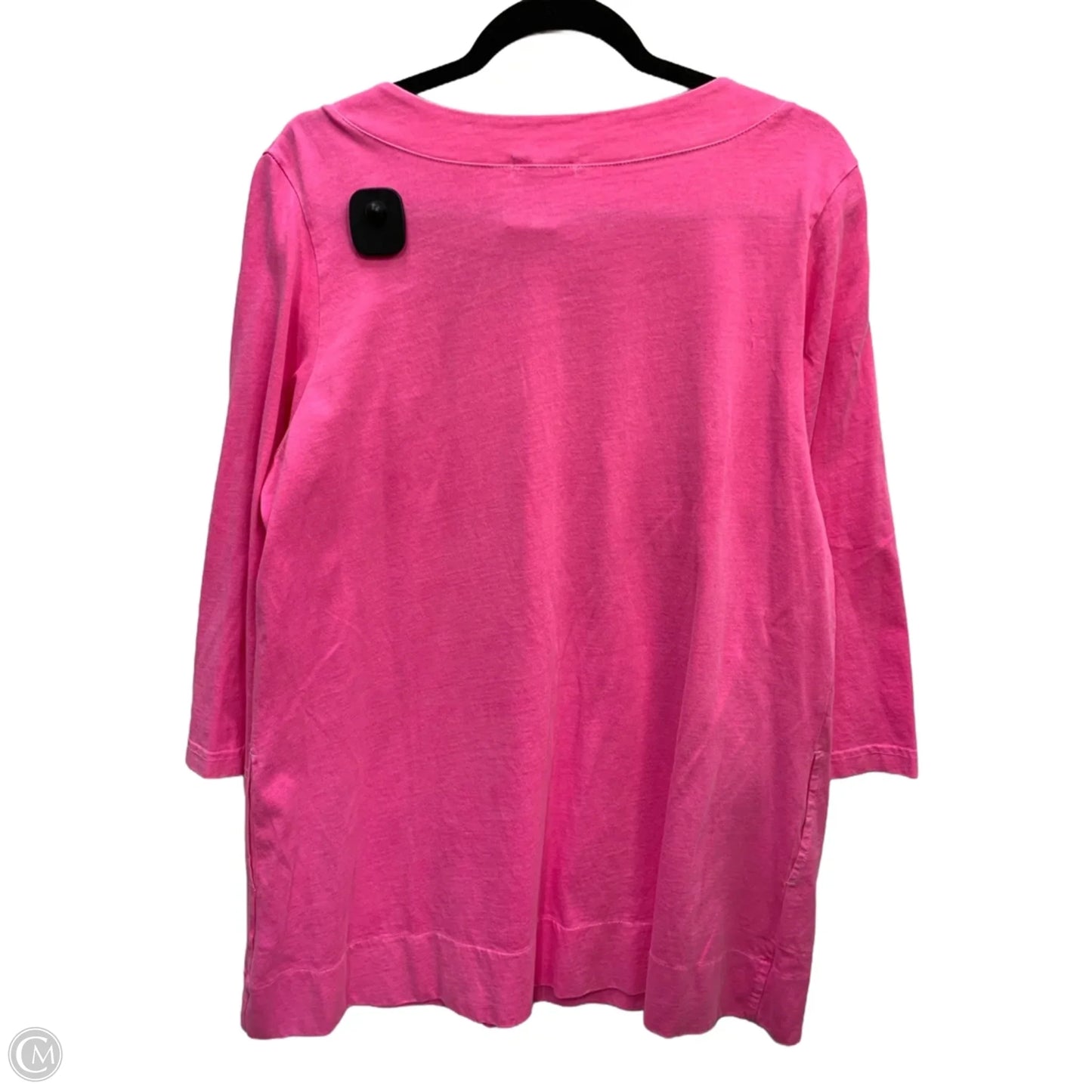 Tunic Long Sleeve By Fresh Produce In Pink, Size: M