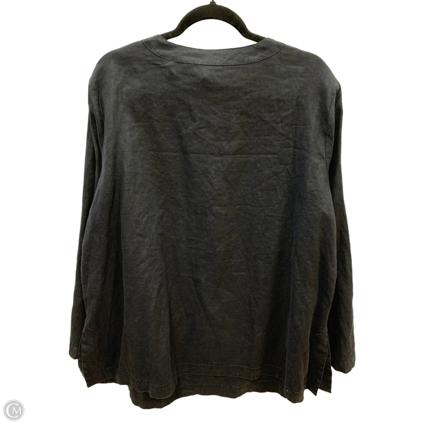Top Long Sleeve By Ralph Lauren In Black, Size: 2x