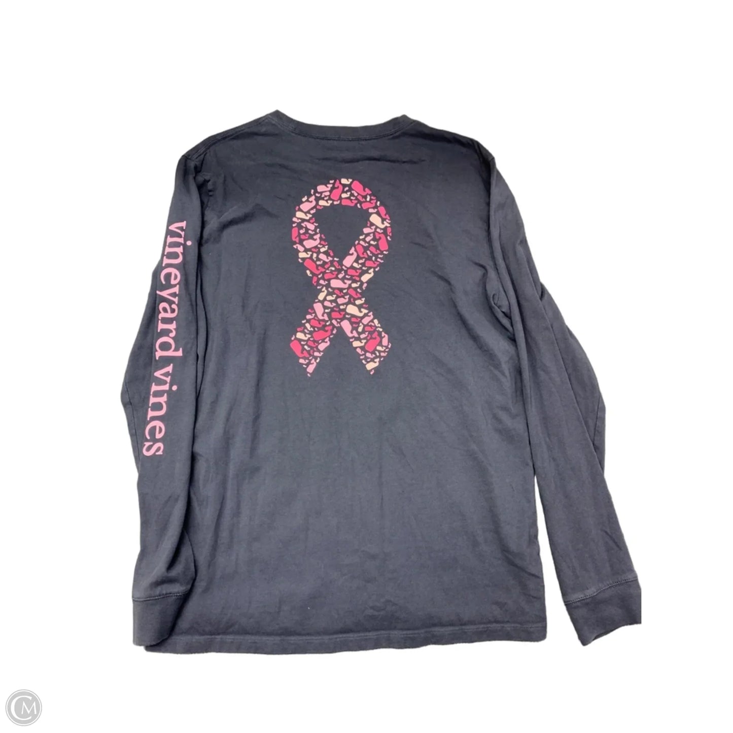 Top Long Sleeve Basic By Vineyard Vines In Navy, Size: M