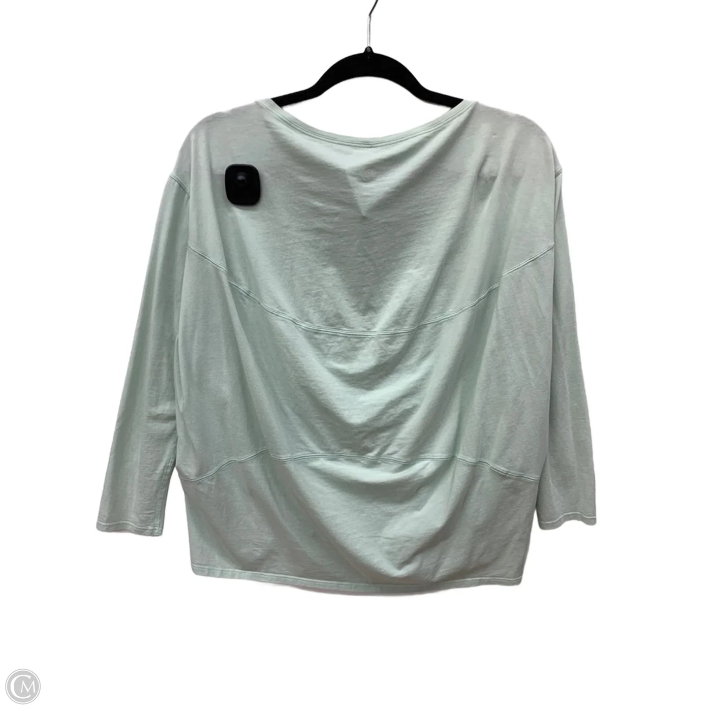 Athletic Top Long Sleeve Crewneck By Lululemon In Green, Size: S