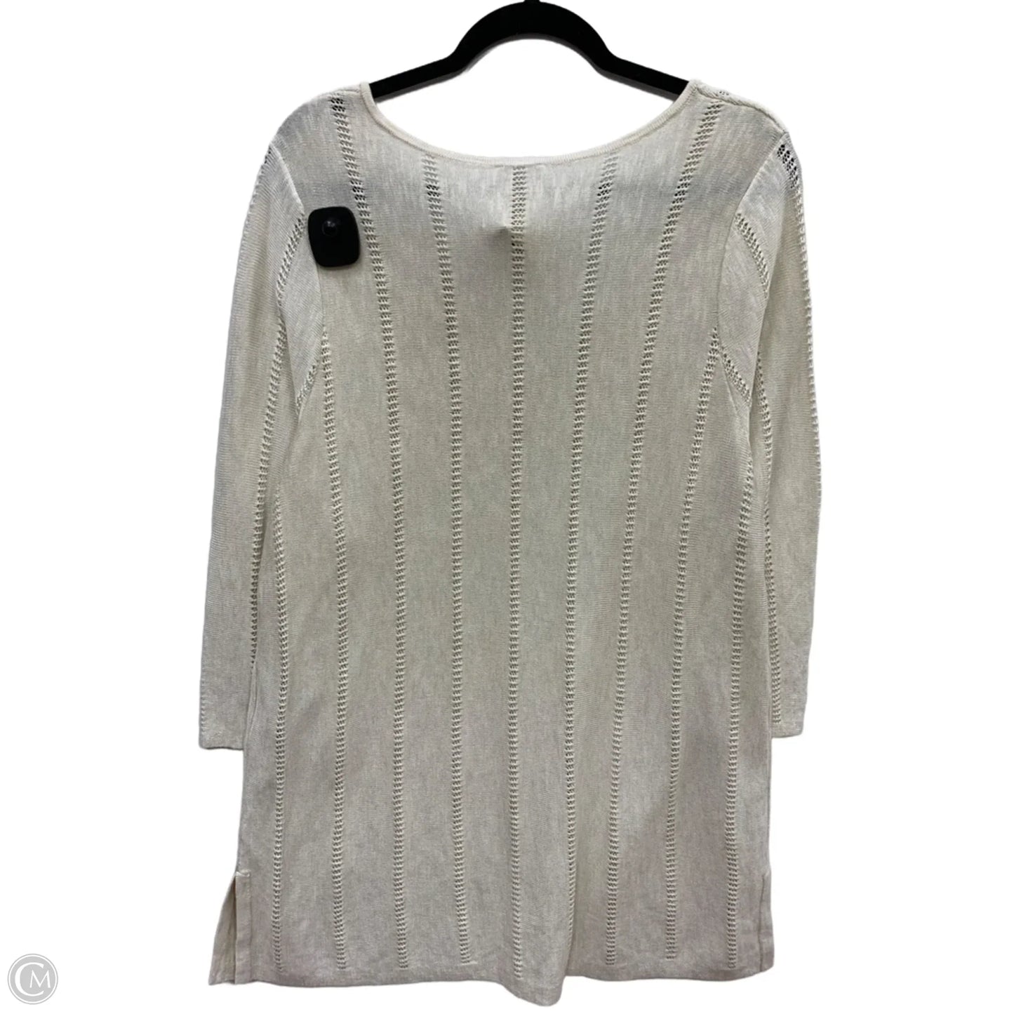 Sweater By Chicos In Cream, Size: L