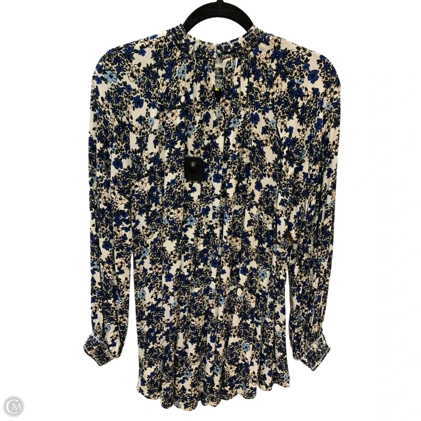 Top Long Sleeve By Free People In Blue, Size: M