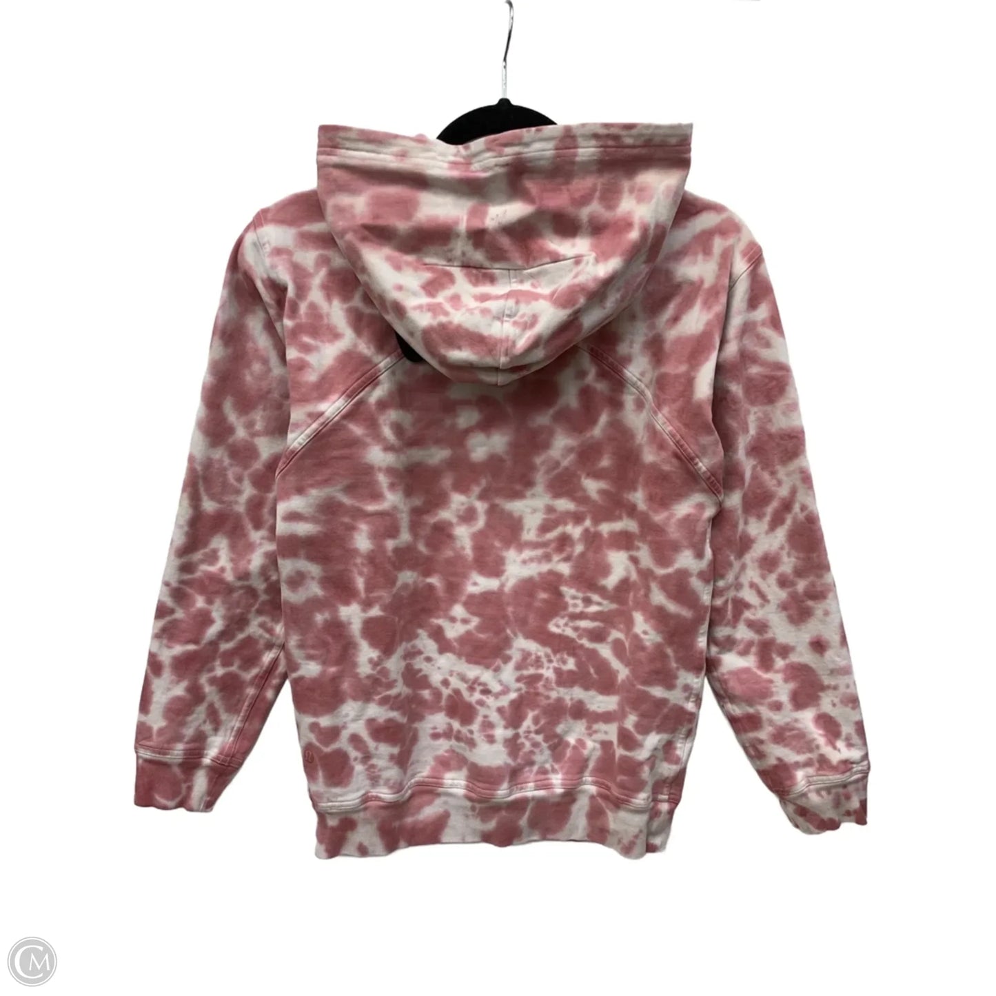 Athletic Top Long Sleeve Hoodie By Lululemon In Pink, Size: S