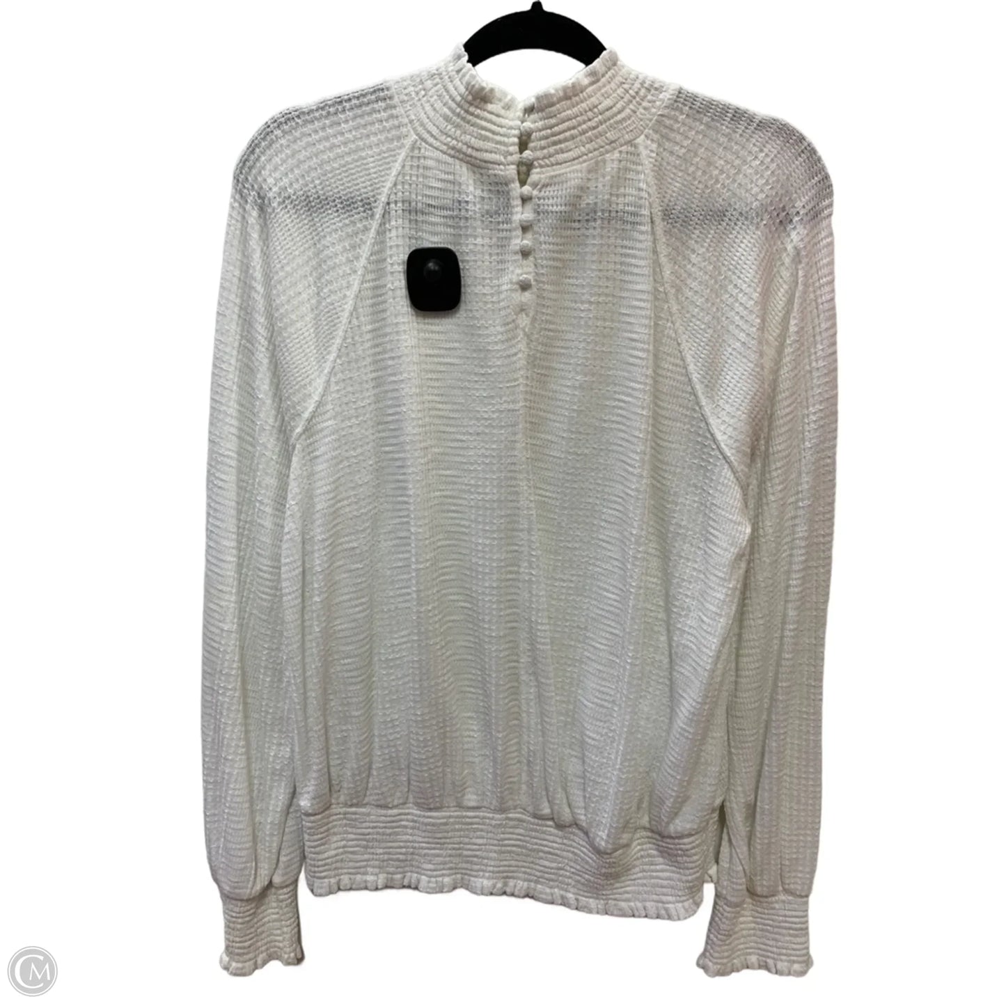 Top Long Sleeve By Free People In White, Size: L