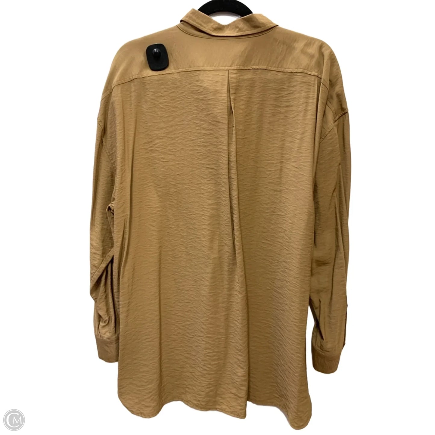 Top Long Sleeve By Banana Republic In Brown, Size: Xl