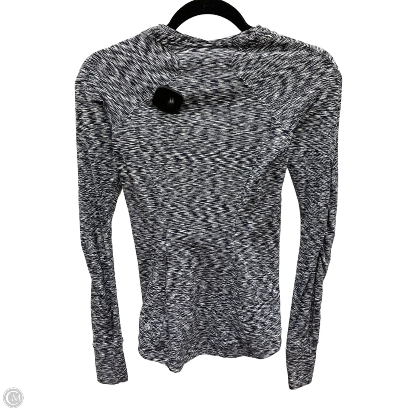 Athletic Top Long Sleeve Crewneck By Lululemon In Black, Size: 2