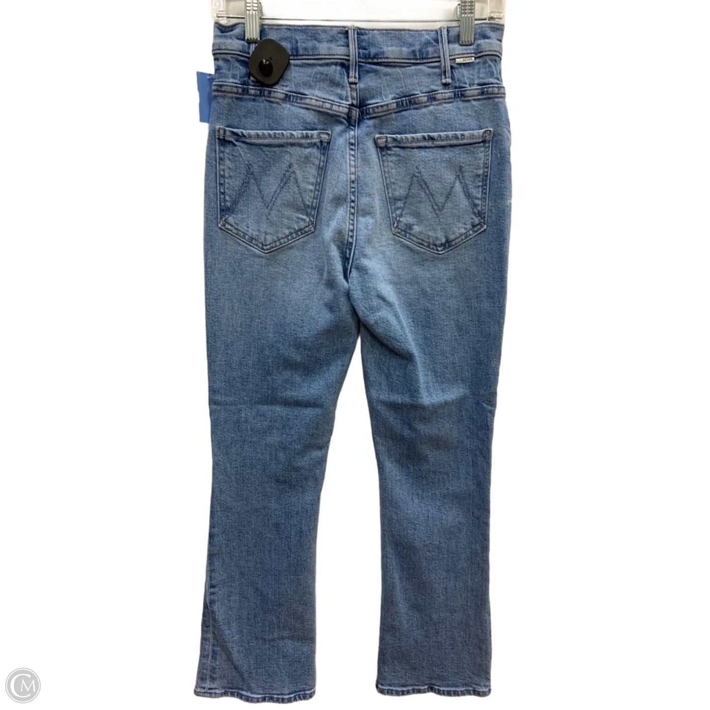 Jeans Flared By Mother In Blue Denim, Size: 4