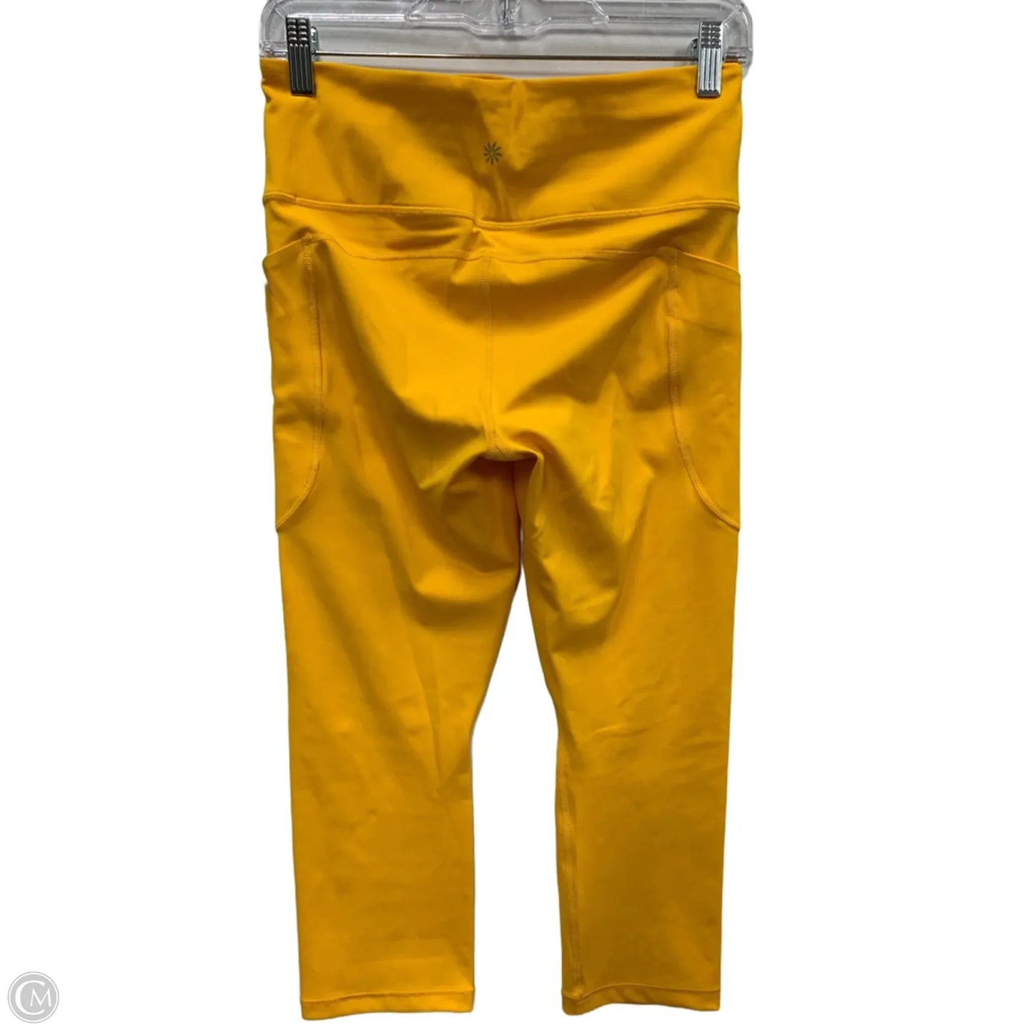 Athletic Leggings Capris By Athleta In Yellow, Size: M