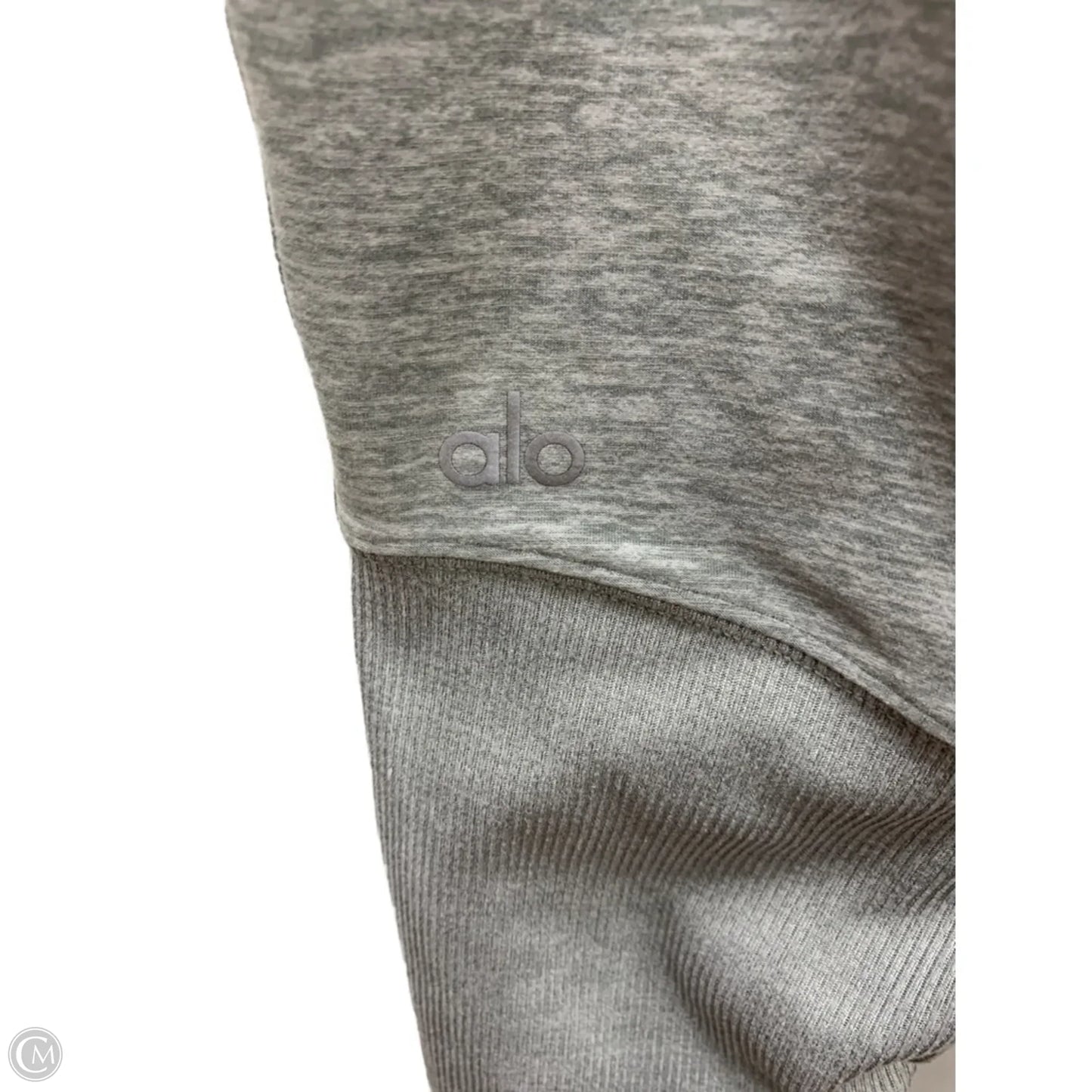 Athletic Leggings By Alo In Grey, Size: Xs