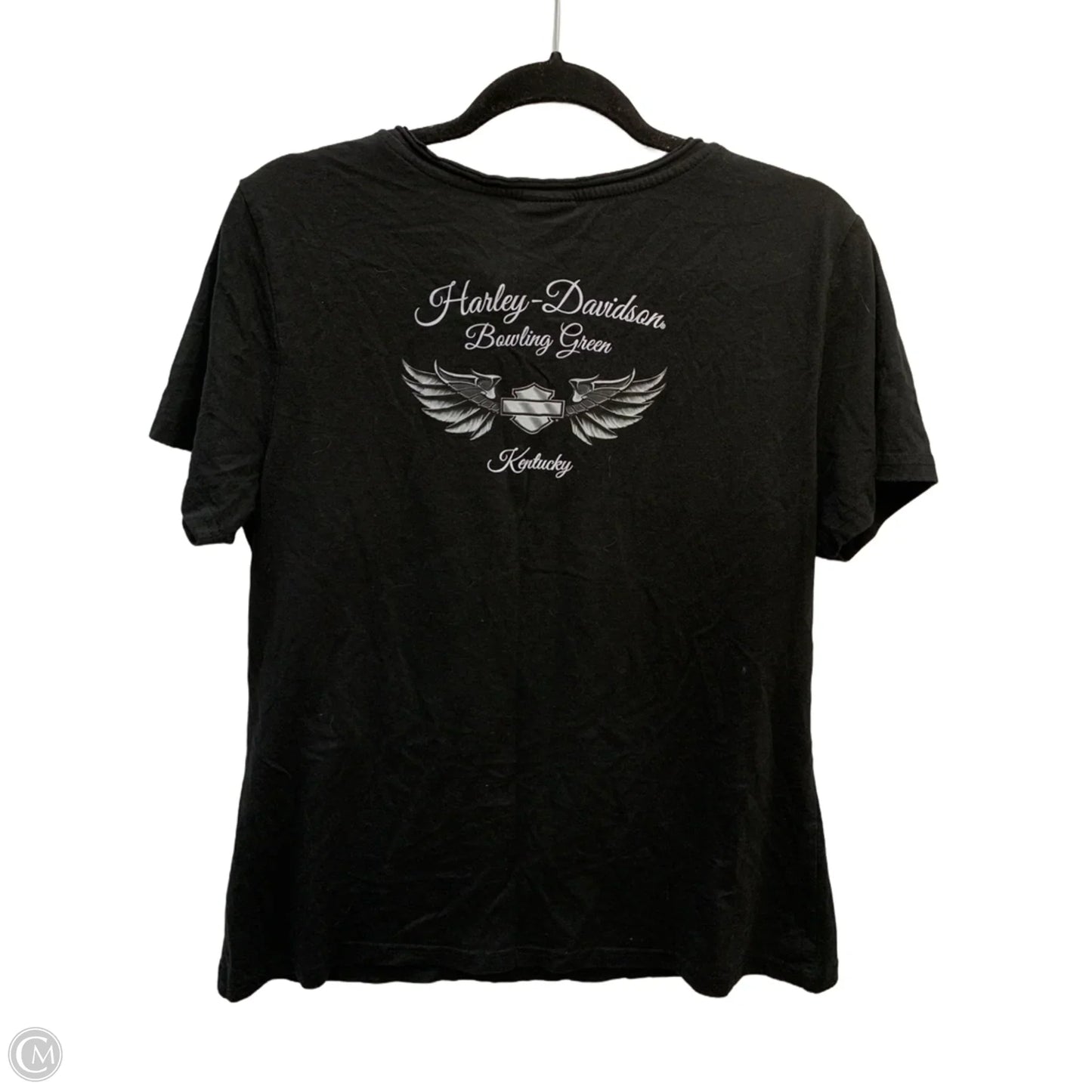 Top Short Sleeve By Harley Davidson In Black, Size: Xl