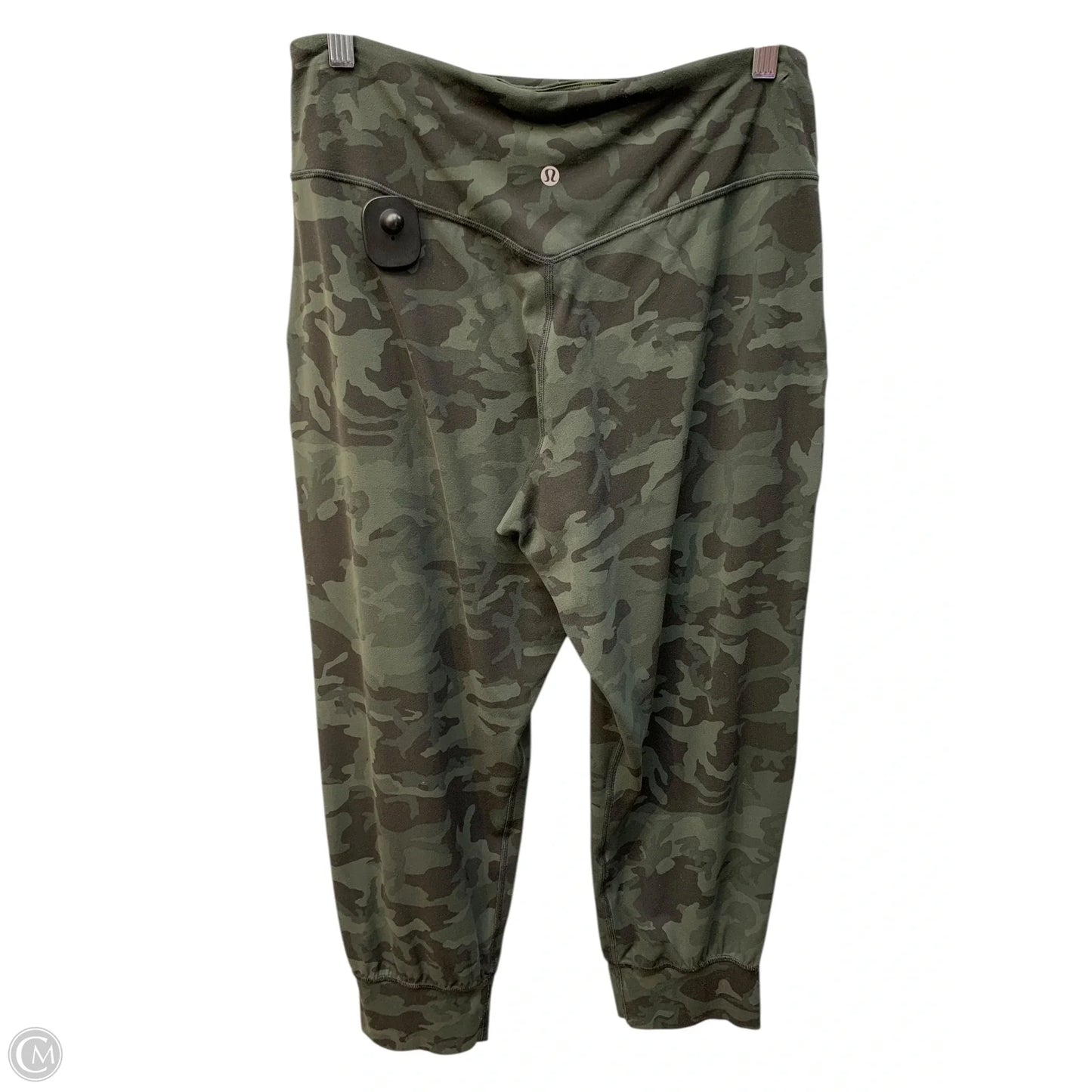 Athletic Capris By Lululemon In Camouflage Print, Size: 10