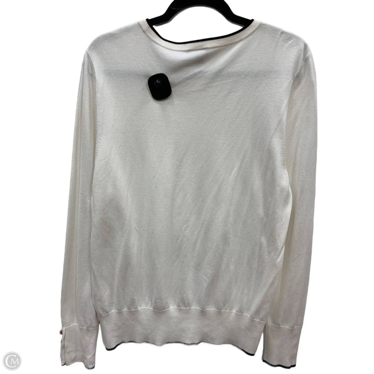 Sweater By Ann Taylor In White, Size: Xl