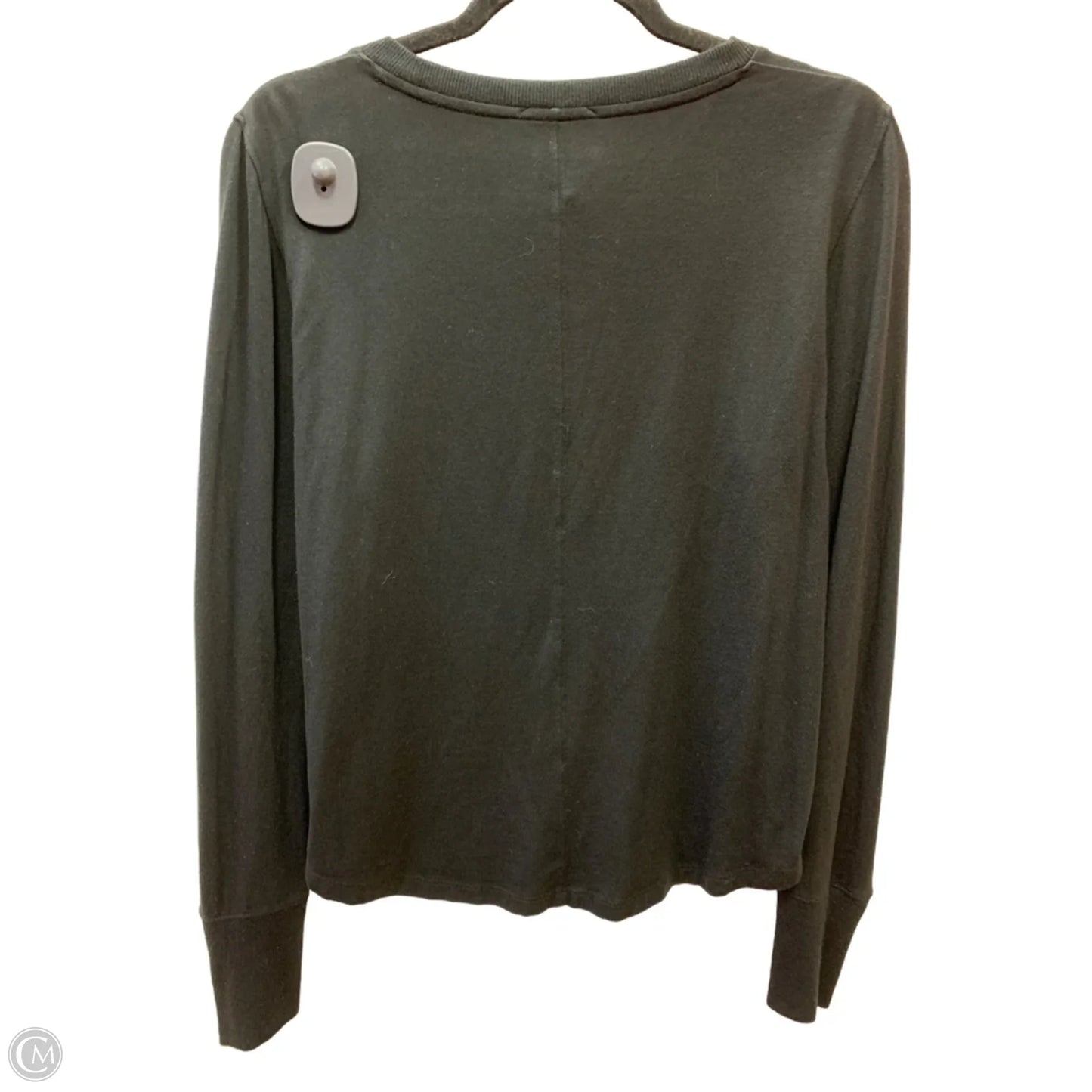 Top Long Sleeve By Evereve In Black, Size: L